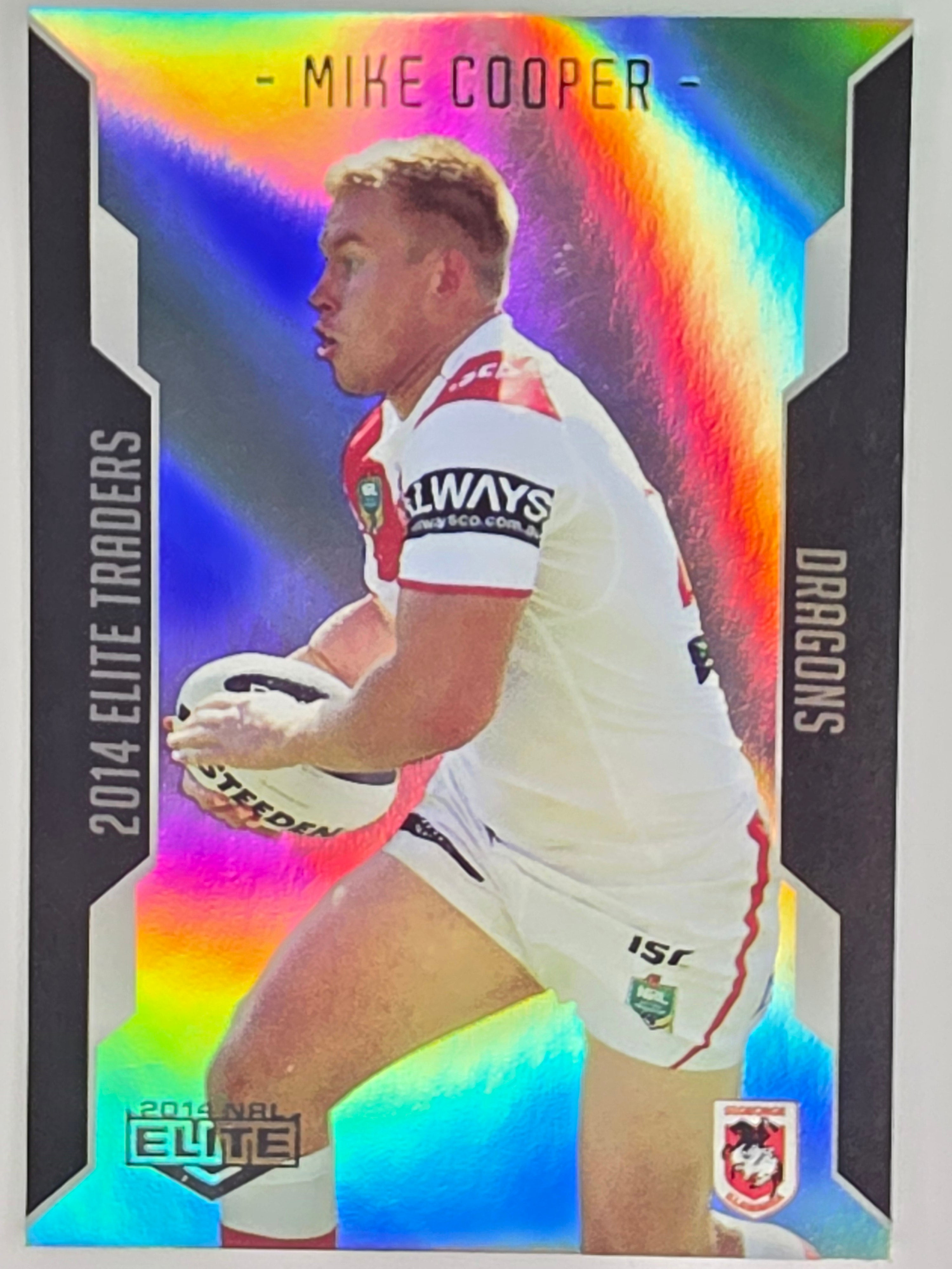 NRL 2014 Elite | Silver Parallel #P110 | Mike Cooper | St George Illawarra Dragons