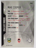 NRL 2014 Elite | Silver Parallel #P110 | Mike Cooper | St George Illawarra Dragons