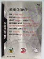 NRL 2014 Elite | Silver Parallel #P119 | Boyd Cordner | Sydney Roosters