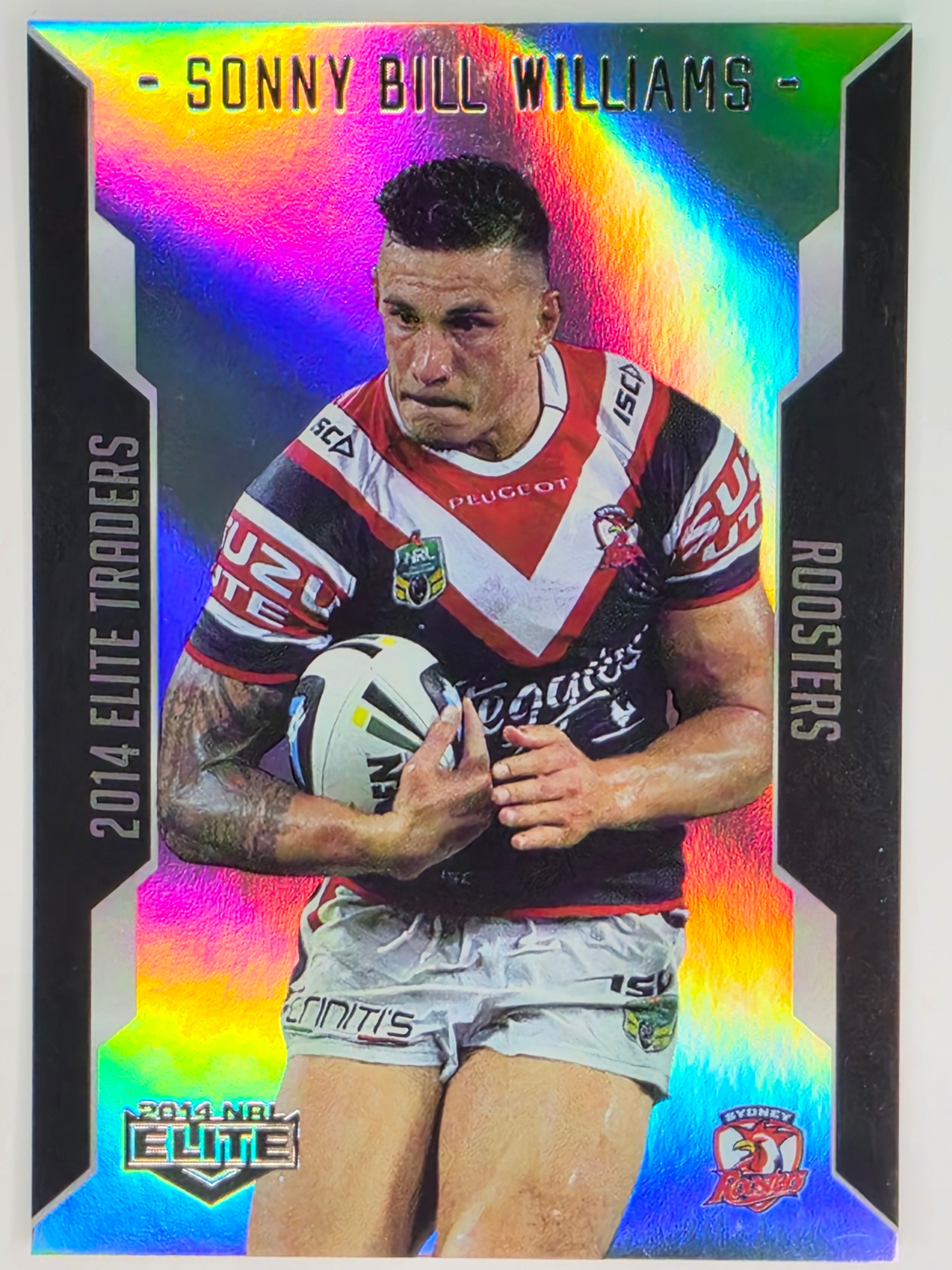 NRL 2014 Elite | Silver Parallel #P126 | Sonny Bill Williams | Sydney Roosters