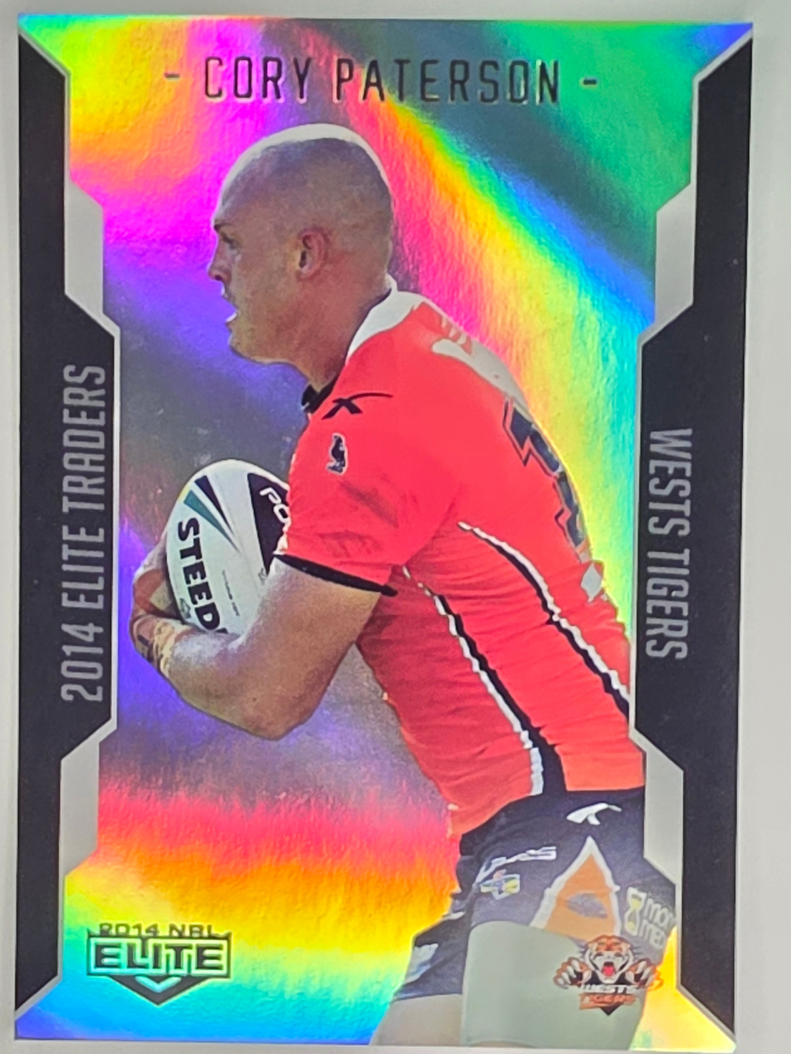 NRL 2014 Elite | Silver Parallel #P140 | Cory Paterson | Wests Tigers
