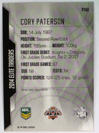 NRL 2014 Elite | Silver Parallel #P140 | Cory Paterson | Wests Tigers
