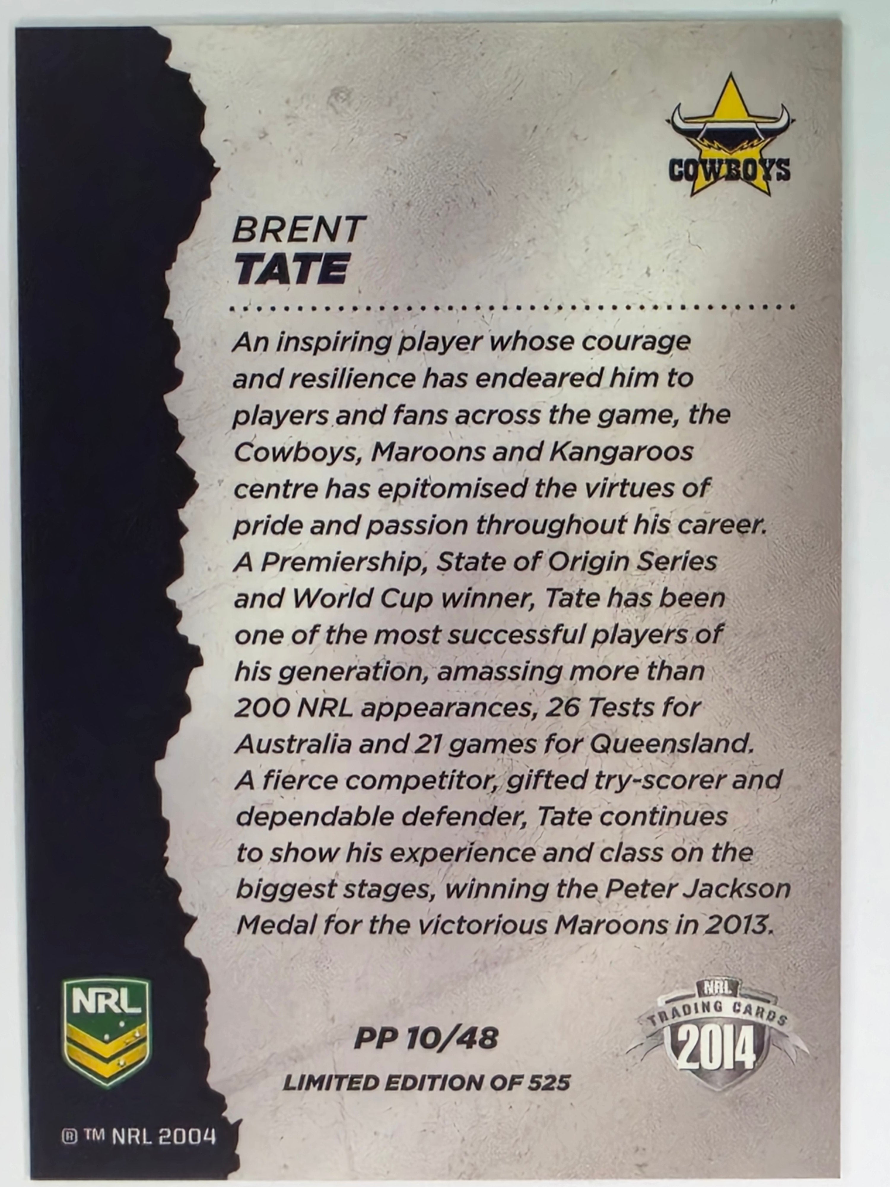 NRL 2014 Elite | Pride & Passion #PP10 Brent Tate North Queensland Cowboys