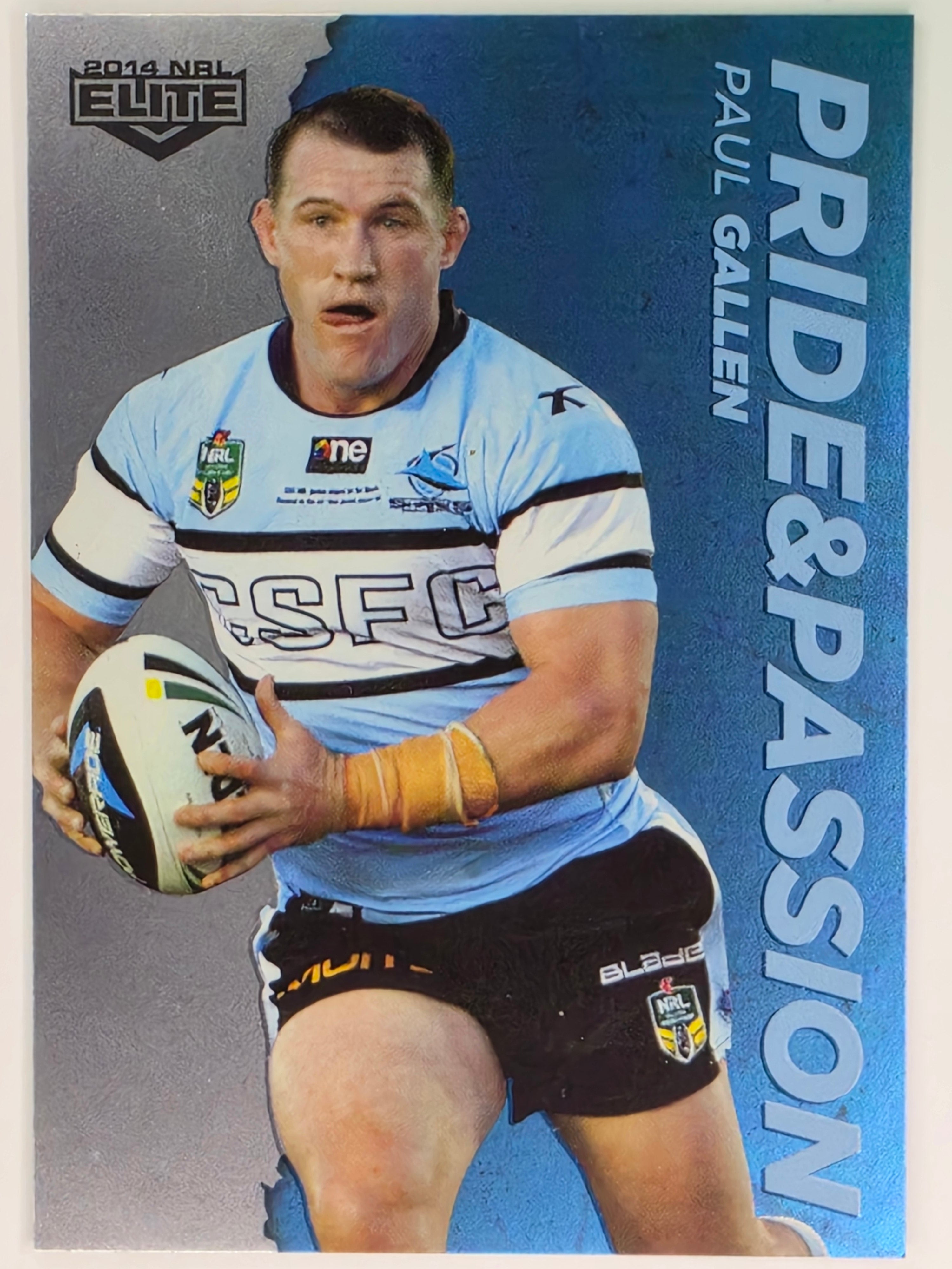NRL 2014 Elite | Pride & Passion #PP32 Paul Gallen Cronulla Sharks
