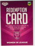 NRL 2014 Elite | Women in League Redemption Card (Unredeemed)