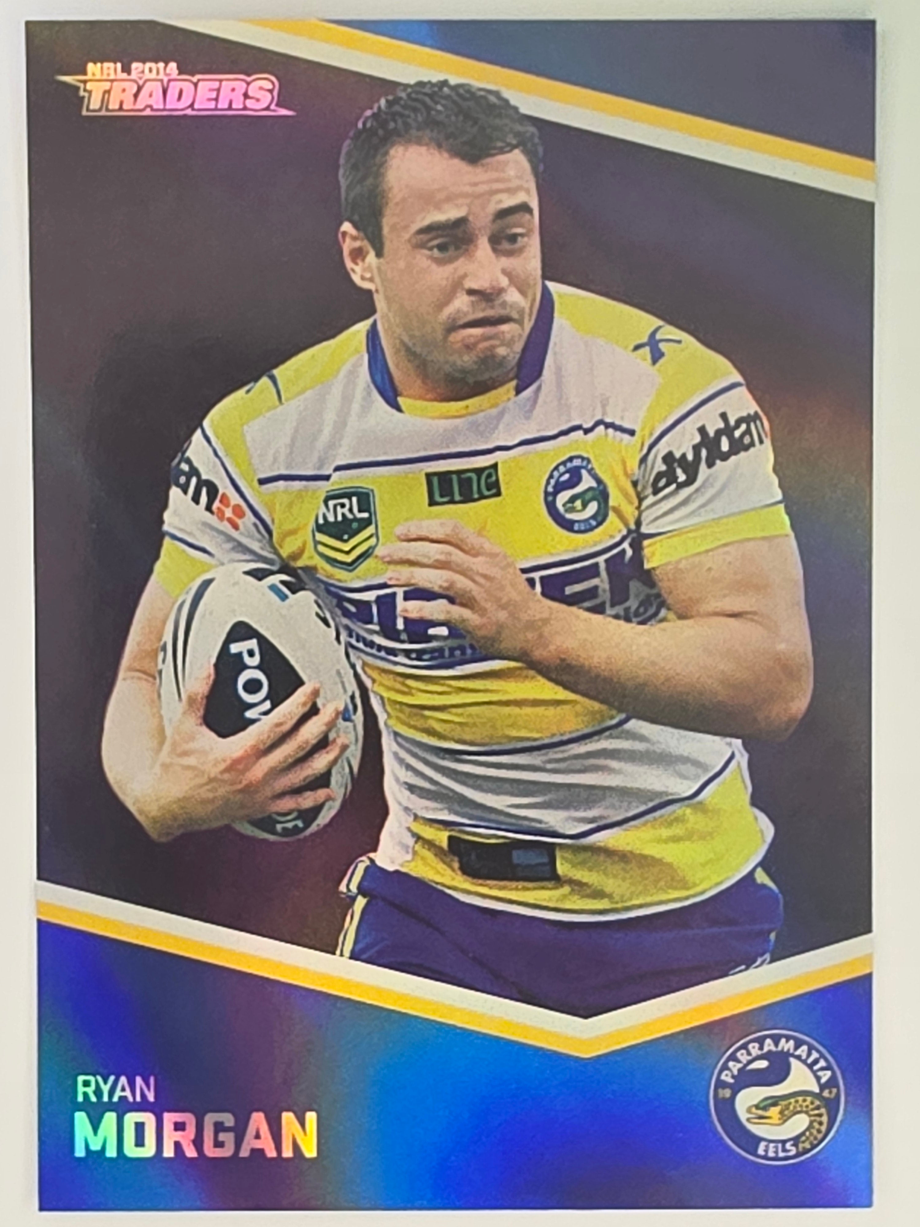 NRL 2014 Traders Black Parallel #P95 Ryan Morgan Parramatta Eels