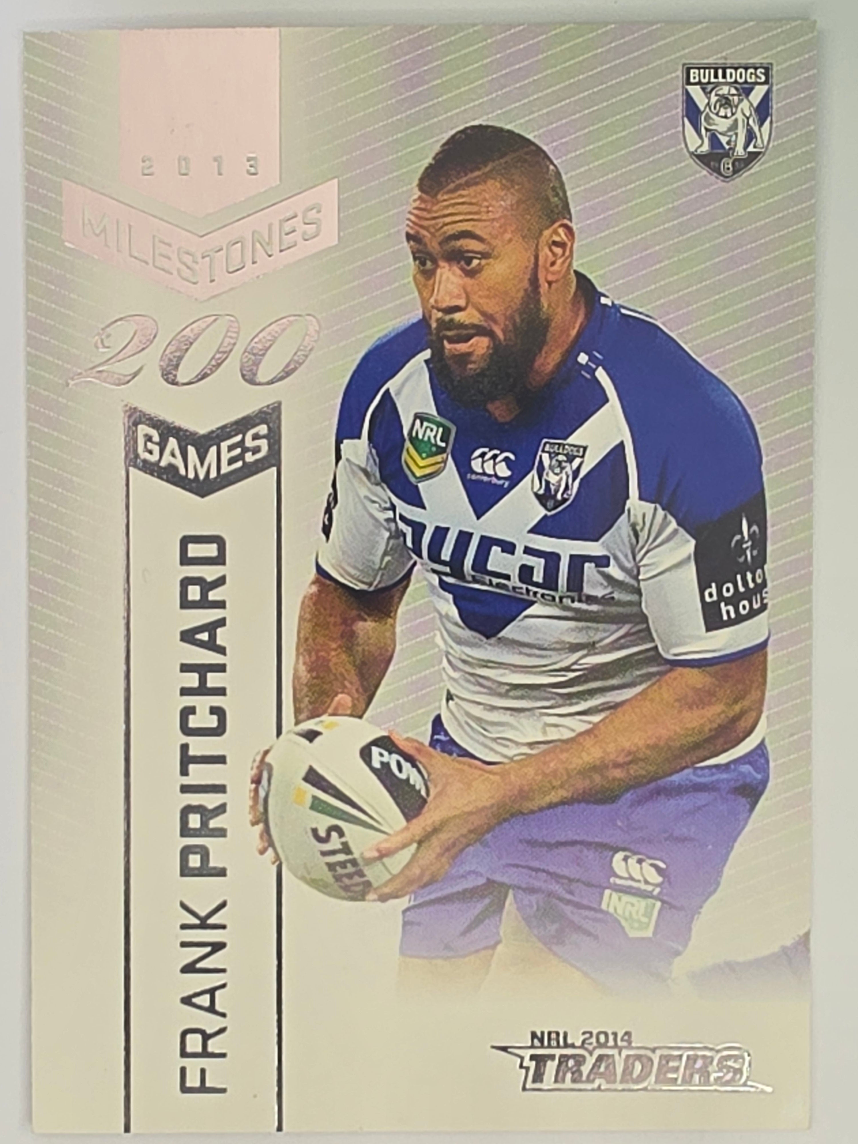 NRL 2014 Traders | Milestones #M2 | Frank Pritchard | Canterbury Bankstown Bulldogs
