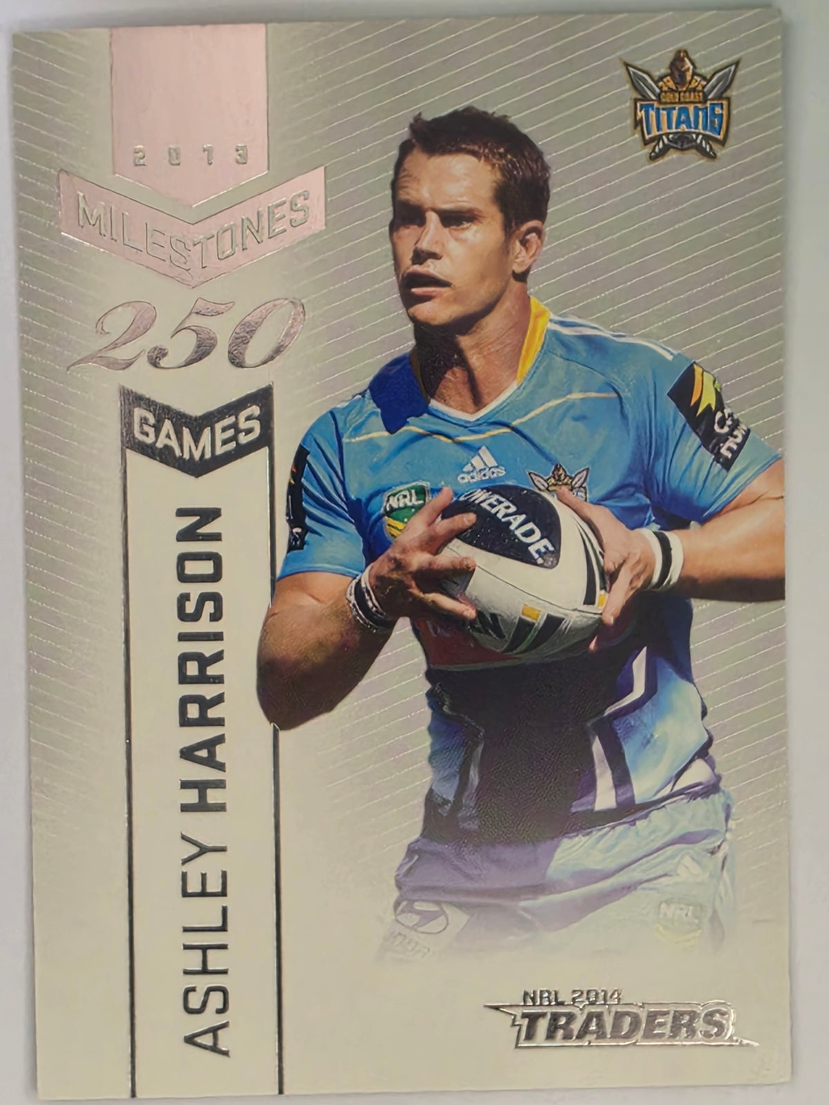 NRL 2014 Traders | Milestones #M5 | Ashley Harrison | Gold Coast Titans