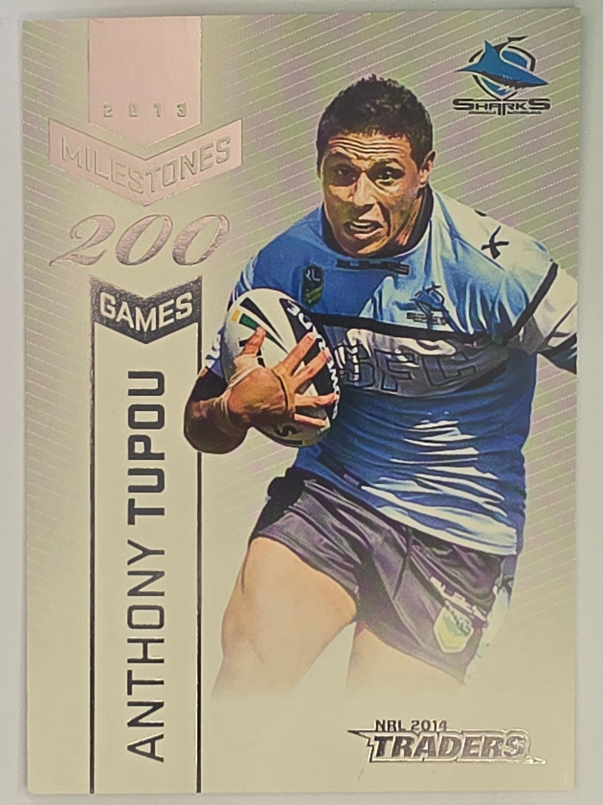 NRL 2014 Traders | Milestones #M11 | Anthony Tupou | Cronulla Sutherland Sharks