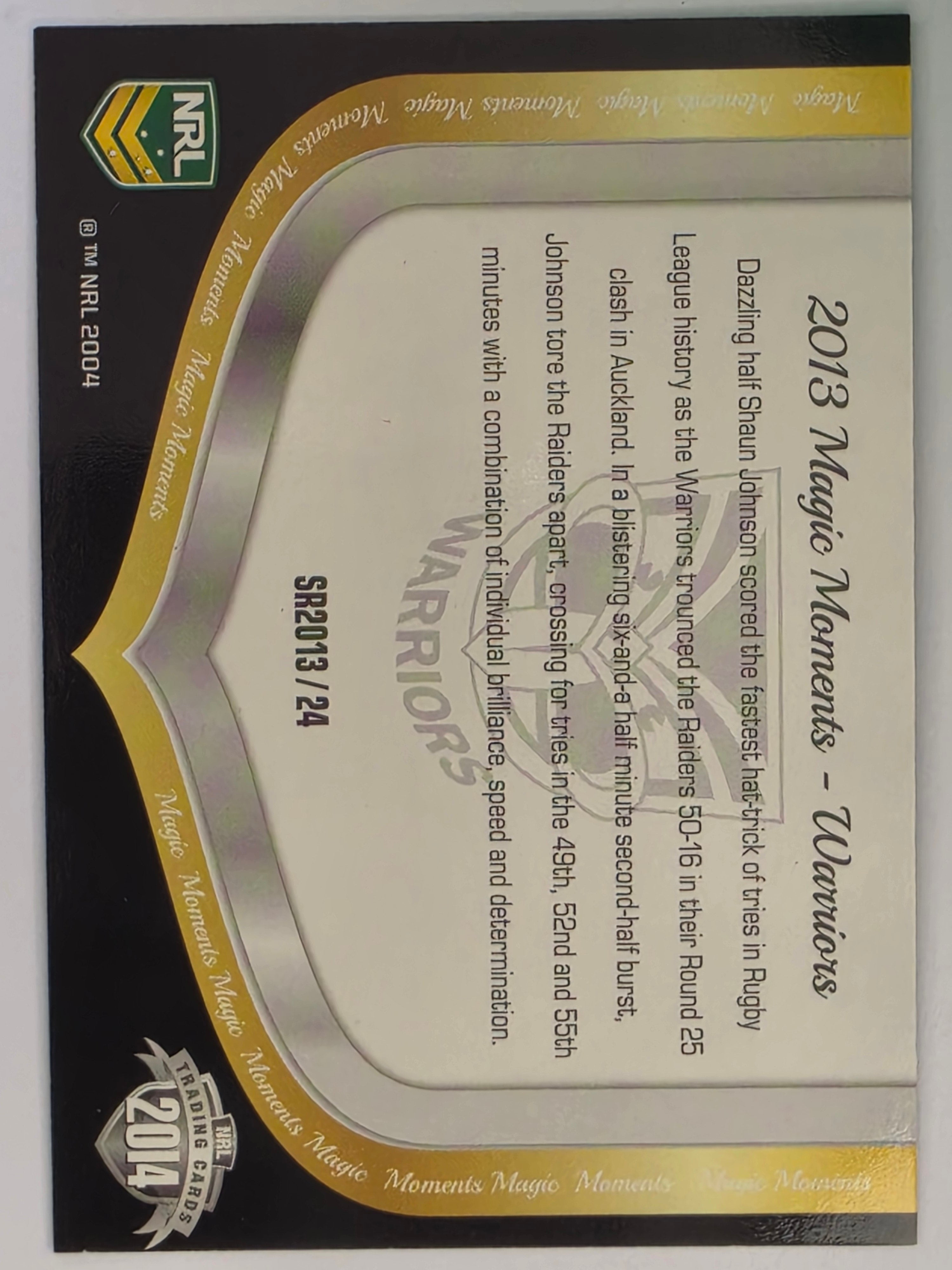 NRL 2014 Traders | Season to Remember #SR2013/24 | New Zealand Warriors