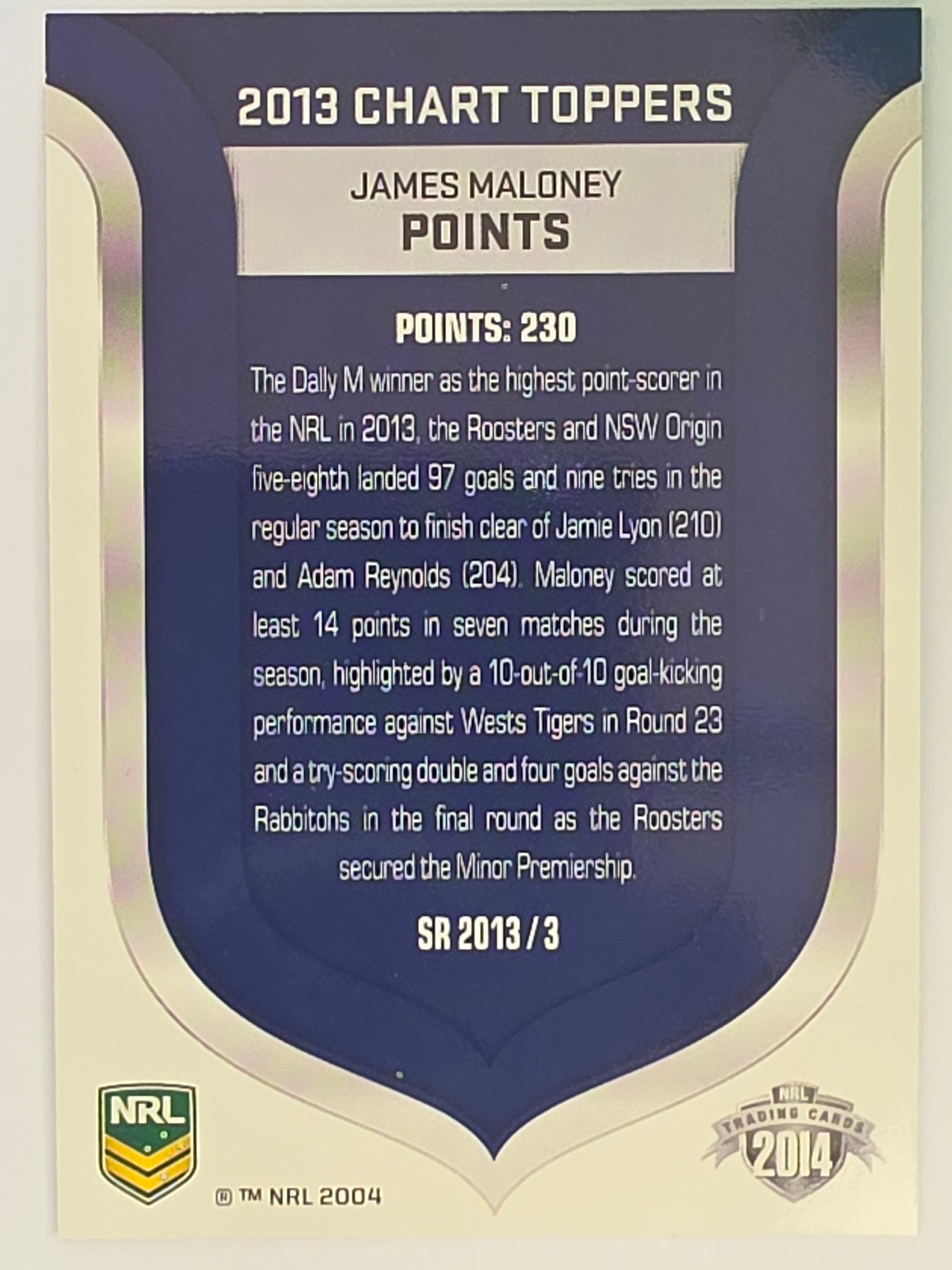 NRL 2014 Traders | Season to Remember #SR2013/3 | James Maloney | Sydney Roosters