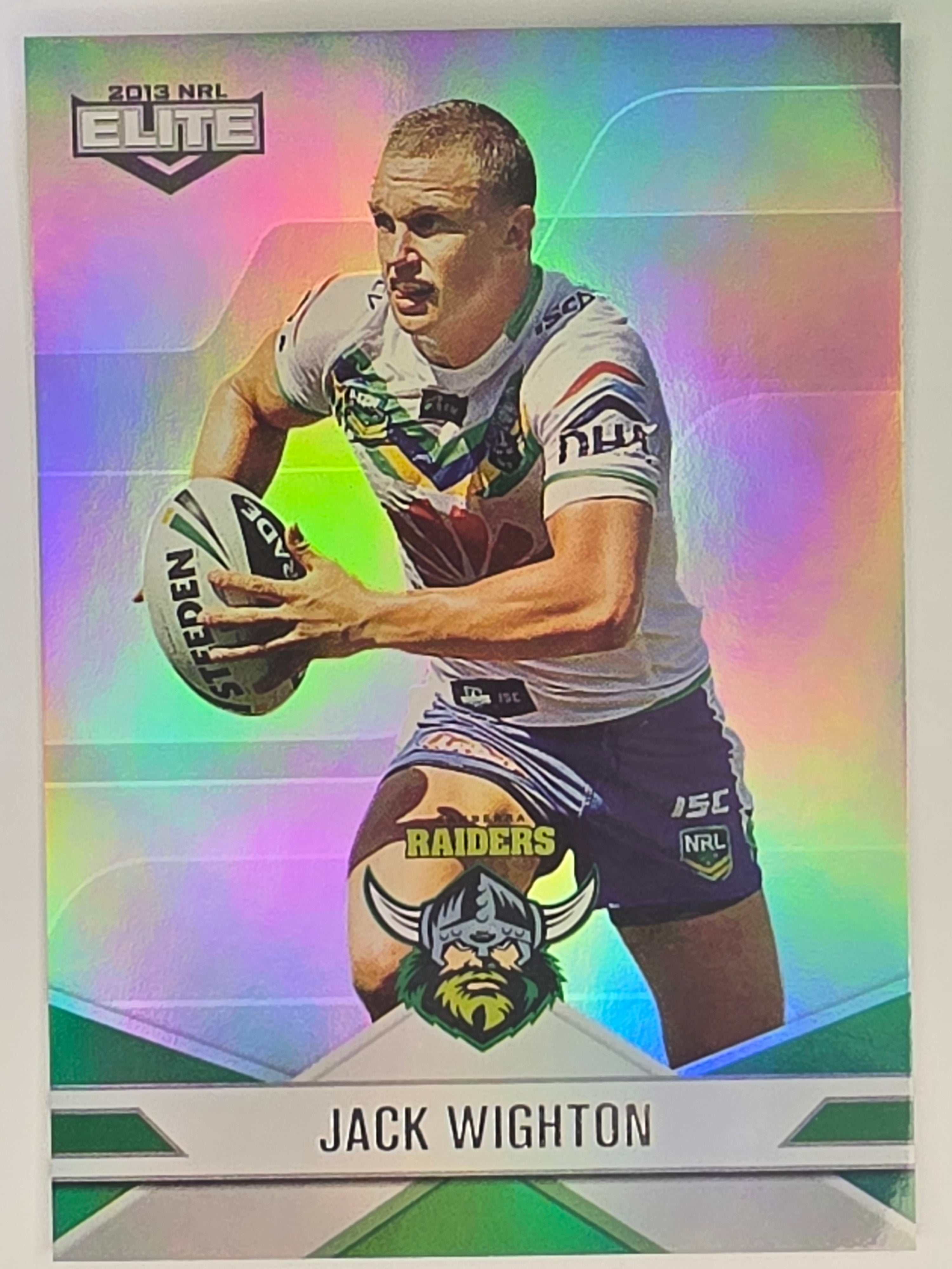 NRL 2013 Elite | Silver Parallel #P26 | Jack Wighton | Canberra Raiders