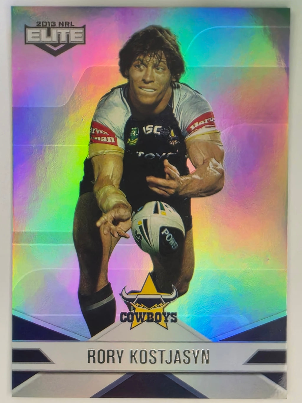 NRL 2013 Elite | Silver Parallel #P31 | Rory Kostjasyn | North Queensland Cowboys