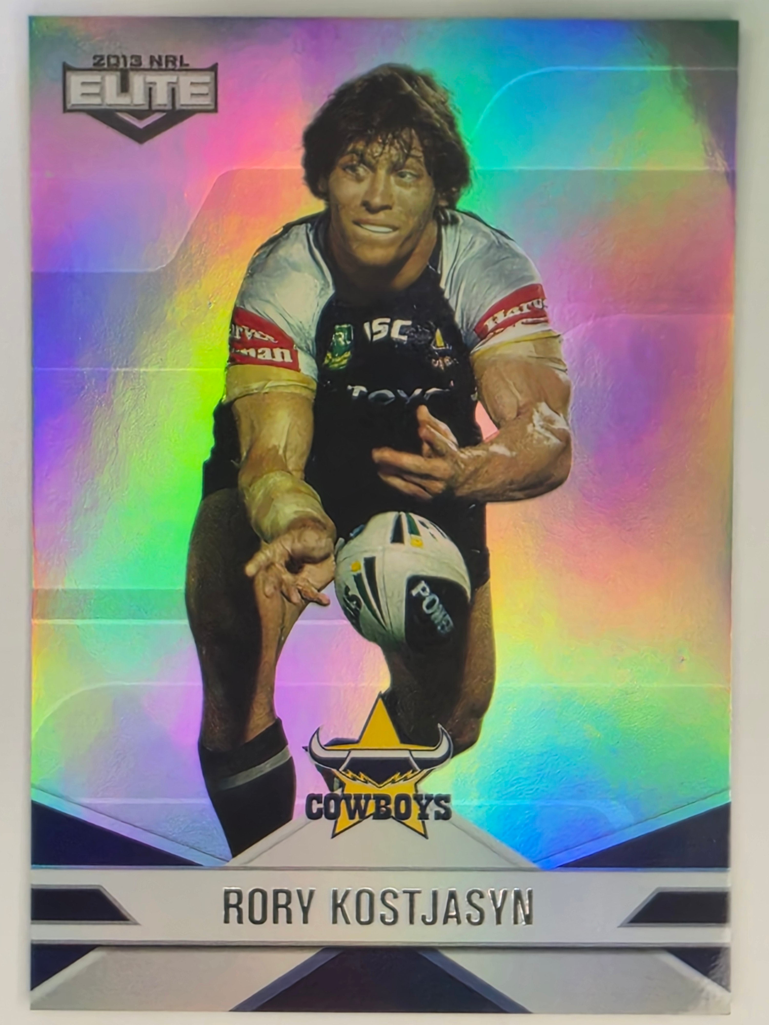 NRL 2013 Elite | Silver Parallel #P31 | Rory Kostjasyn | North Queensland Cowboys