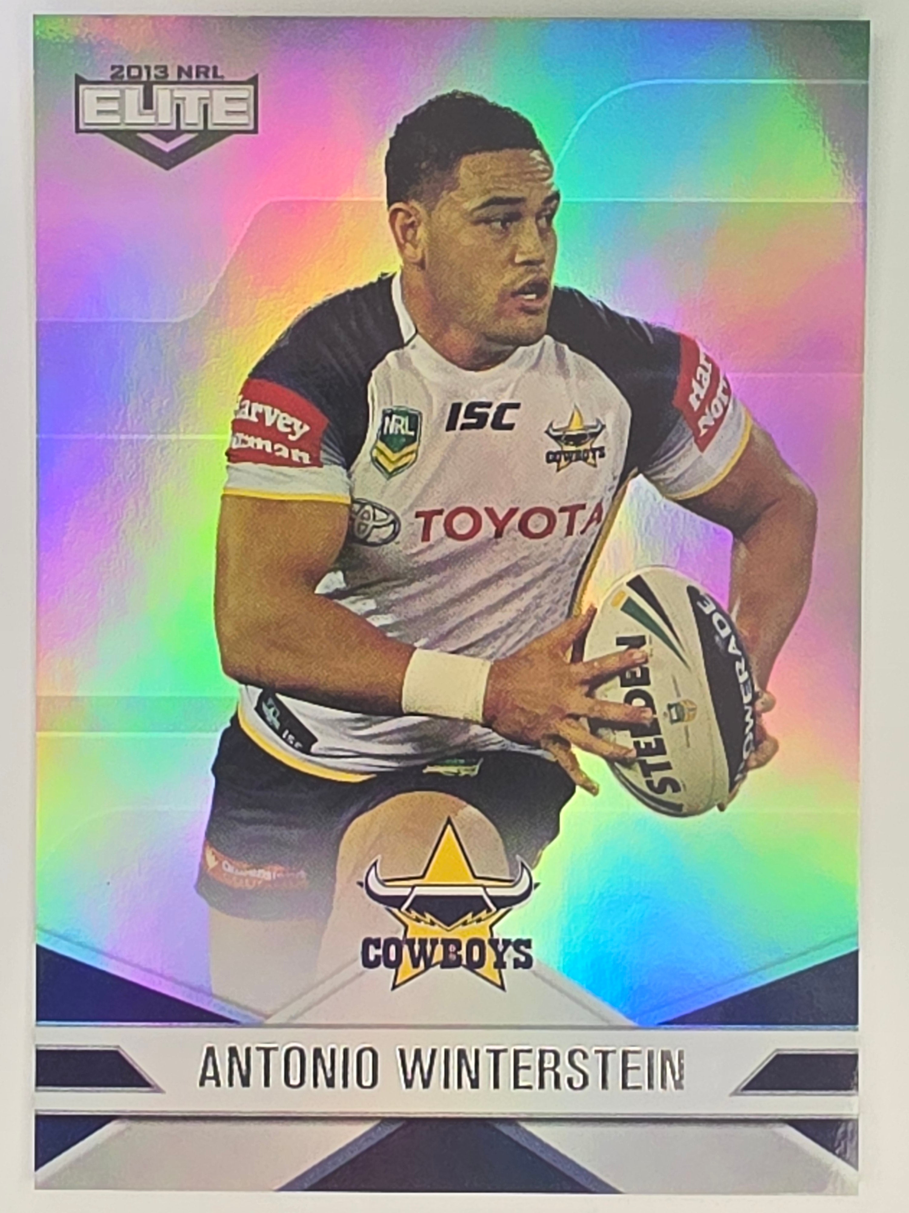 NRL 2013 Elite | Silver Parallel #P36 | Antonio Winterstein | North Queensland Cowboys