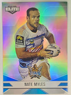 NRL 2013 Elite | Silver Parallel #P38 | Nate Myles | Gold Coast Titans