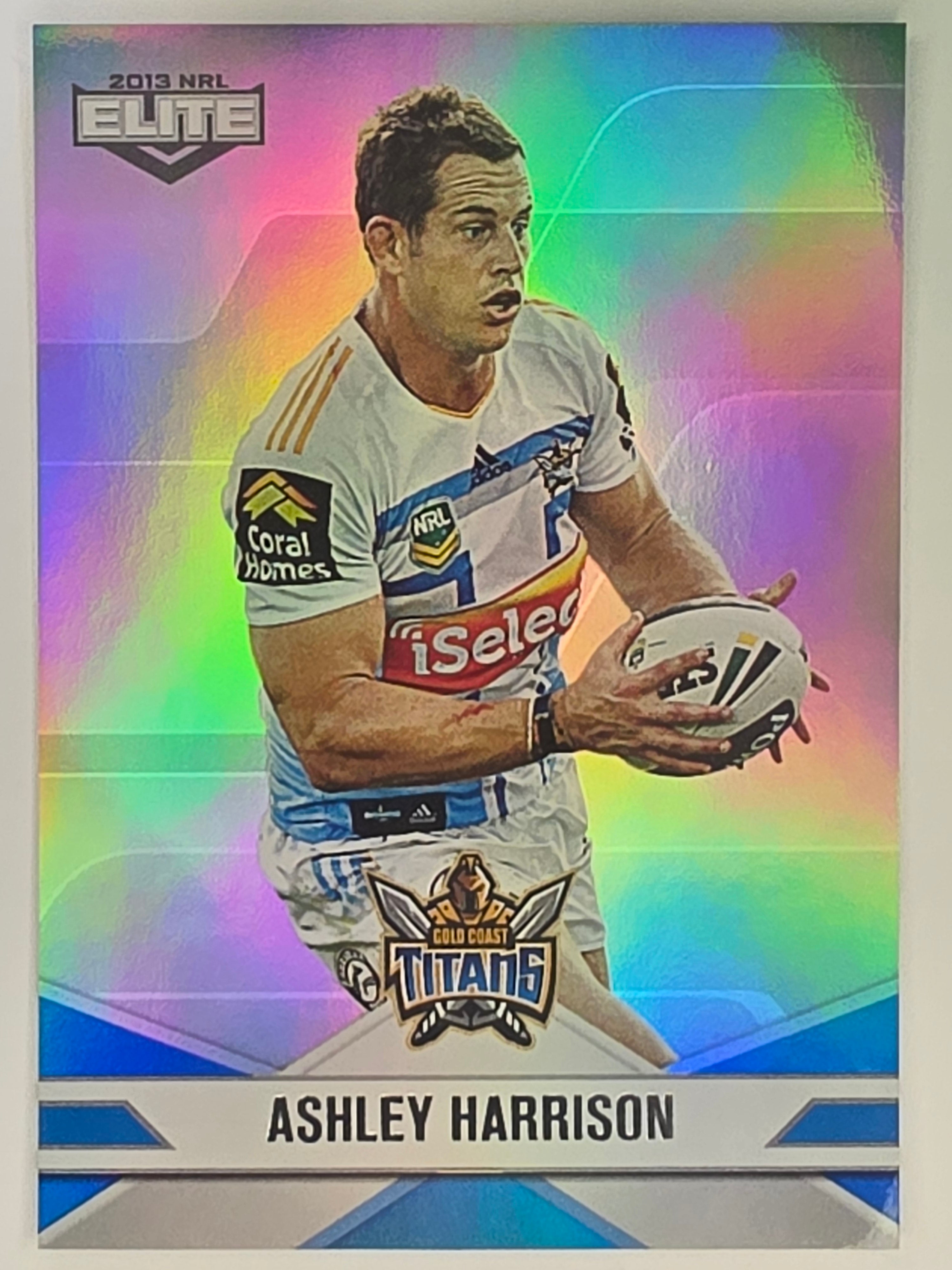 NRL 2013 Elite | Silver Parallel #P40 | Ashley Harrison | Gold Coast Titans