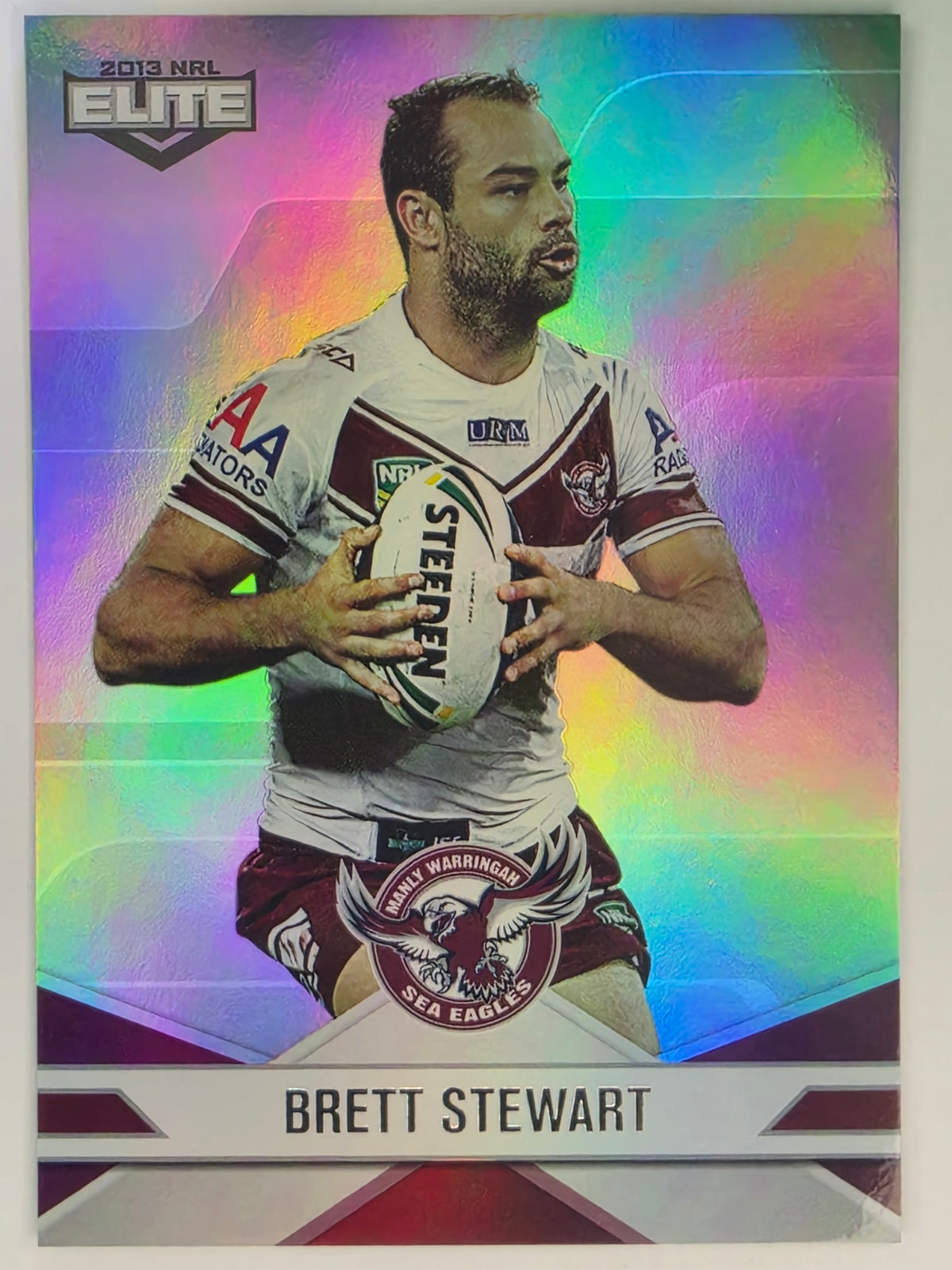 NRL 2013 Elite | Silver Parallel #P54 | Brett Stewart | Manly Warringah Sea Eagles