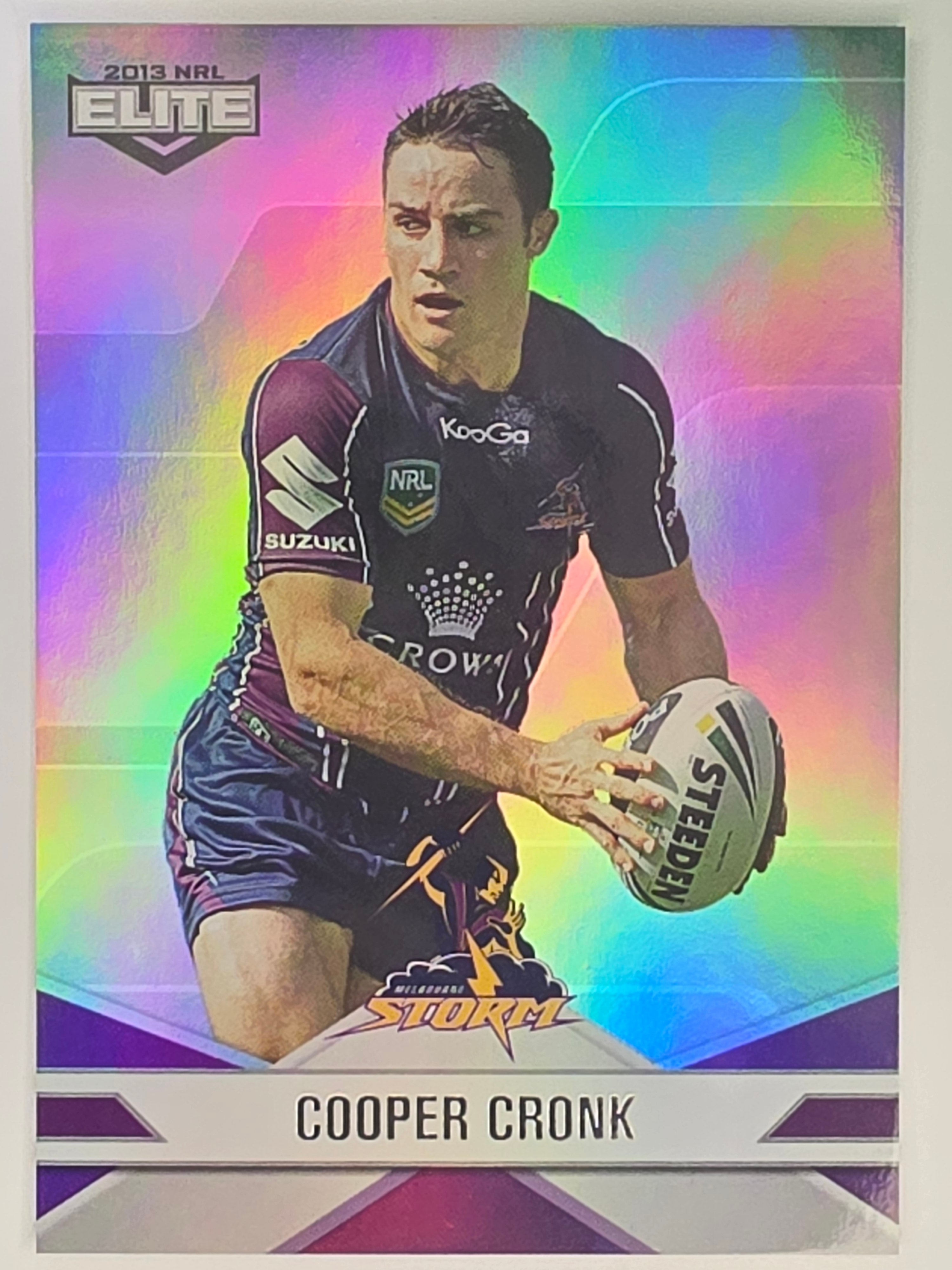 NRL 2013 Elite | Silver Parallel #P57 | Cooper Cronk | Melbourne Storm