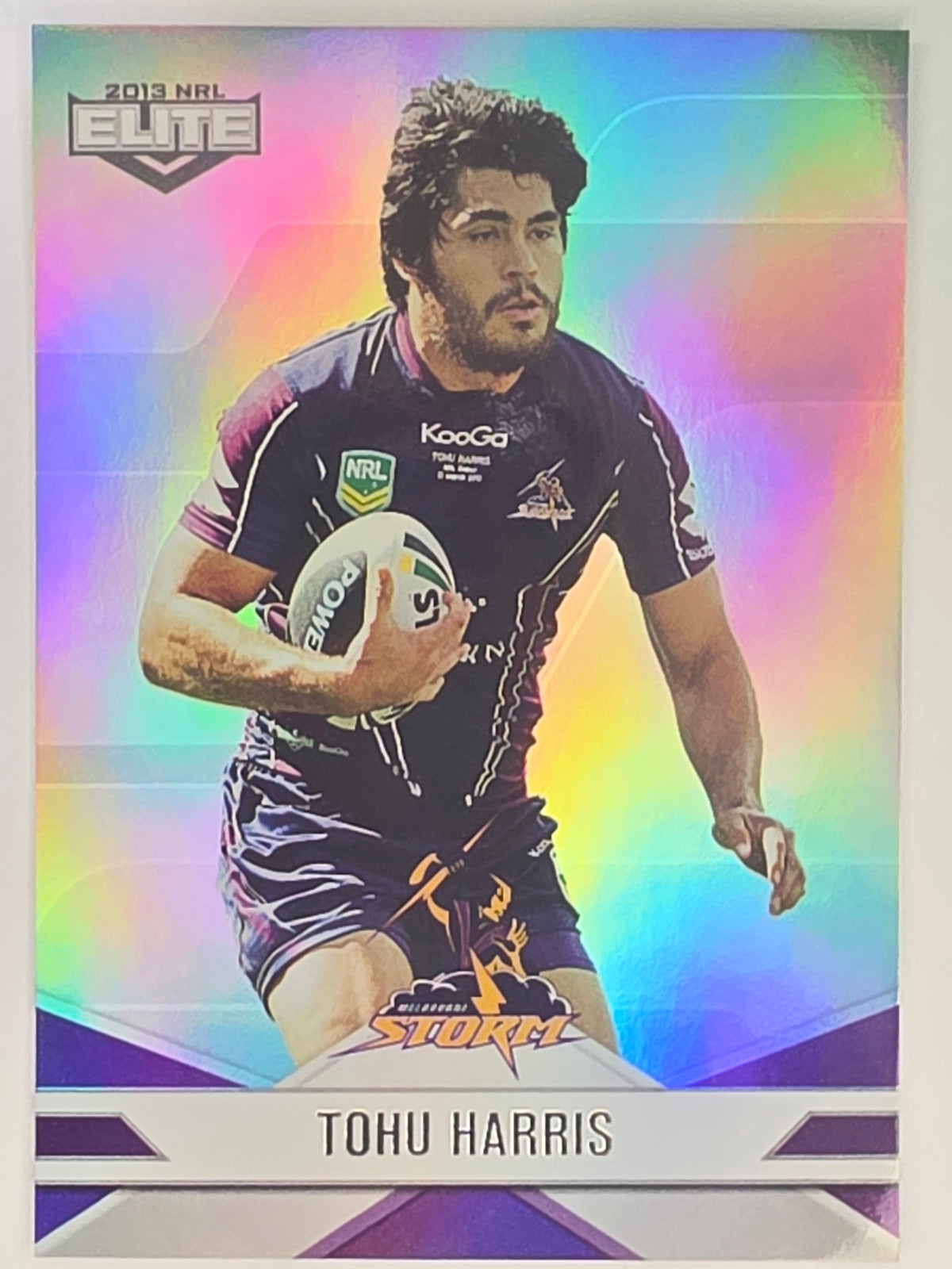 NRL 2013 Elite | Silver Parallel #P59 | Tohu Harris | Melbourne Storm