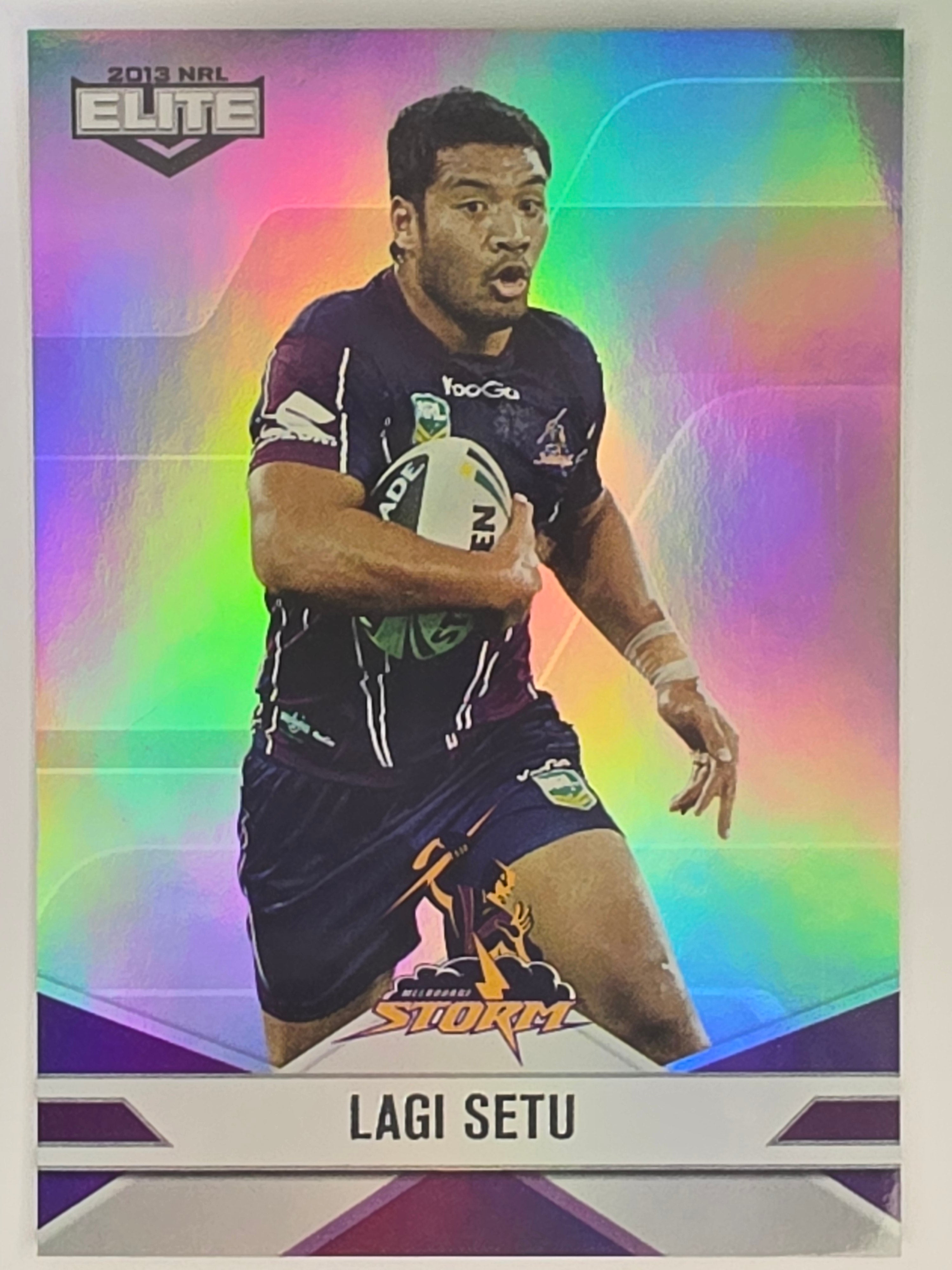 NRL 2013 Elite | Silver Parallel #P61 | Lagi Setu | Melbourne Storm