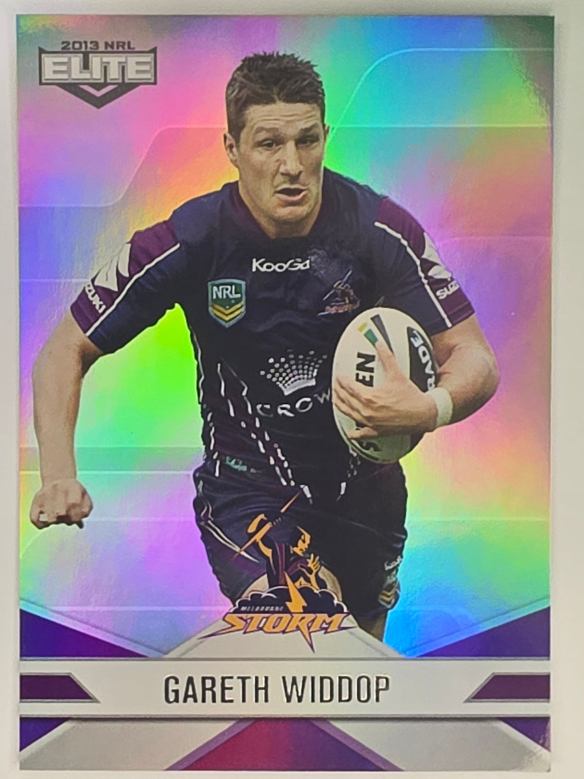 NRL 2013 Elite | Silver Parallel #P63 | Gareth Widdop | Melbourne Storm