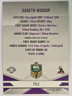 NRL 2013 Elite | Silver Parallel #P63 | Gareth Widdop | Melbourne Storm