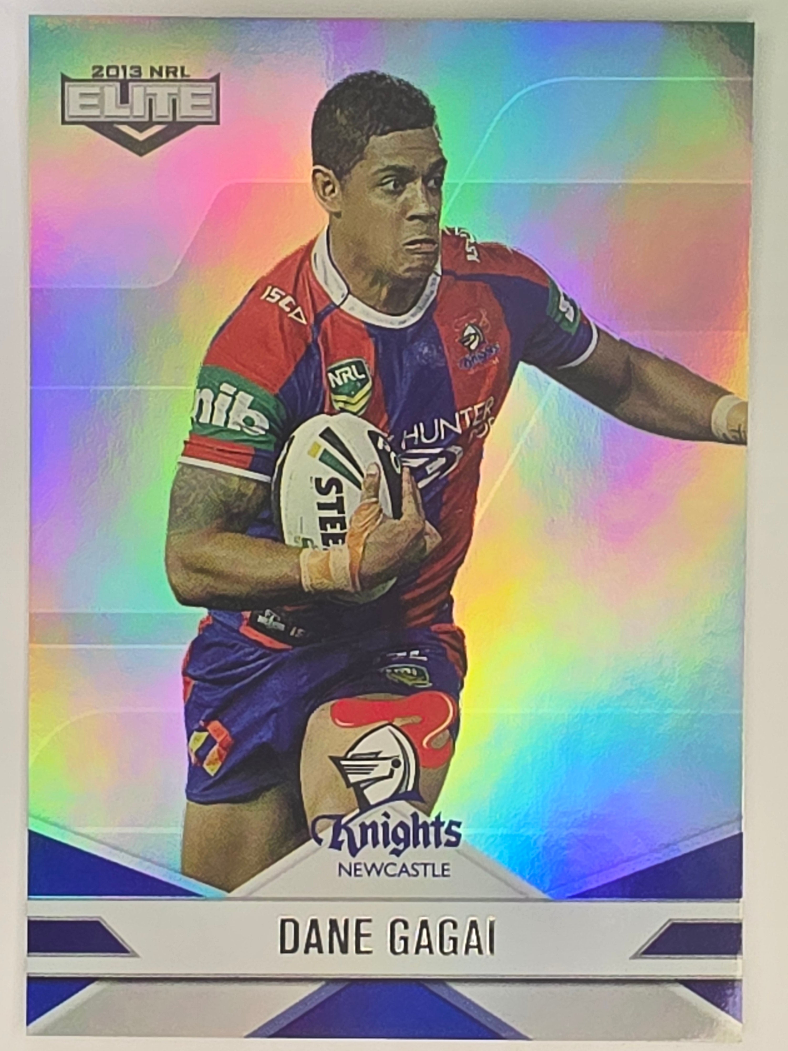 NRL 2013 Elite | Silver Parallel #P68 | Dane Gagai | Newcastle Knights