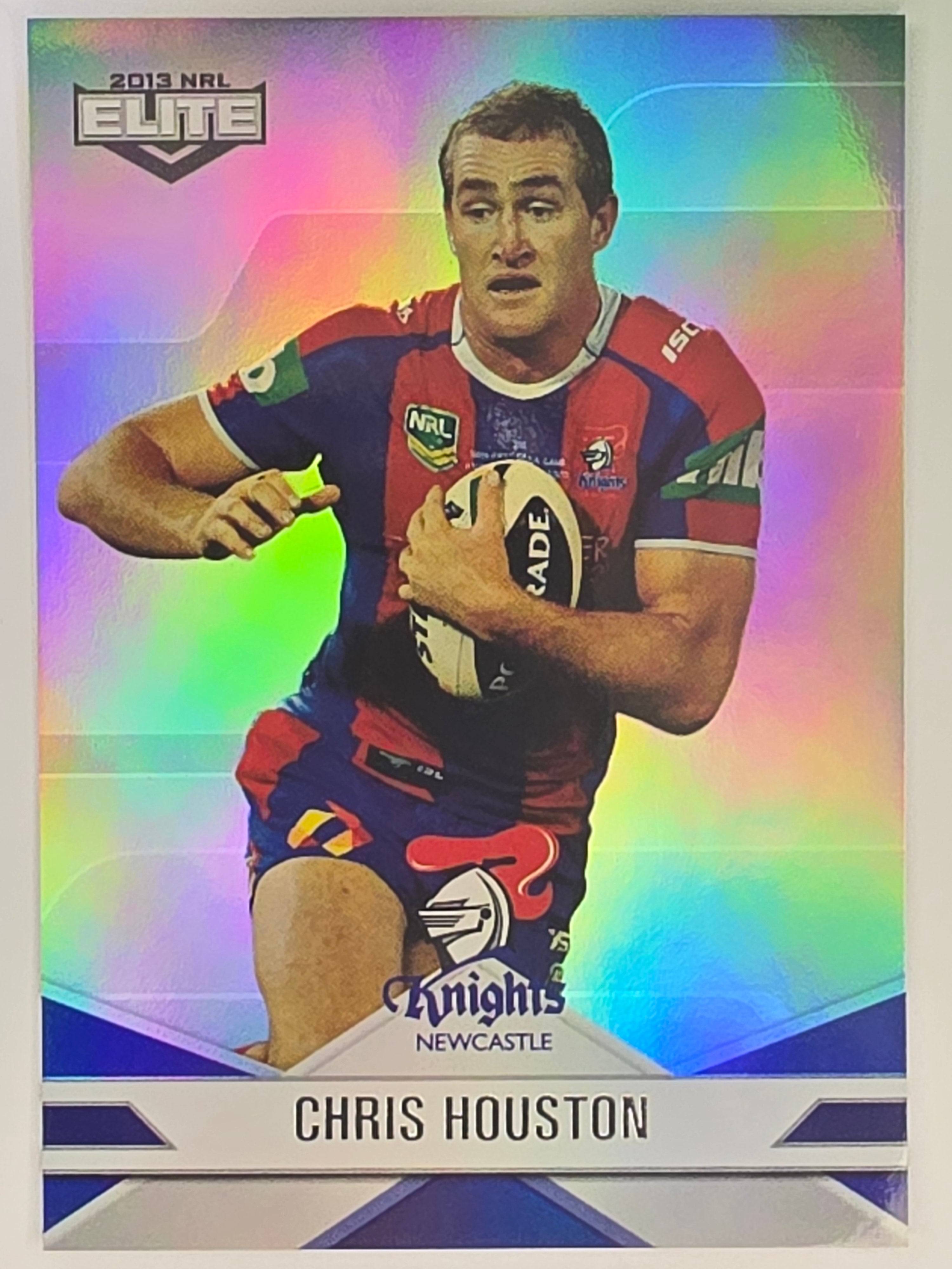 NRL 2013 Elite | Silver Parallel #P69 | Chris Houston | Newcastle Knights