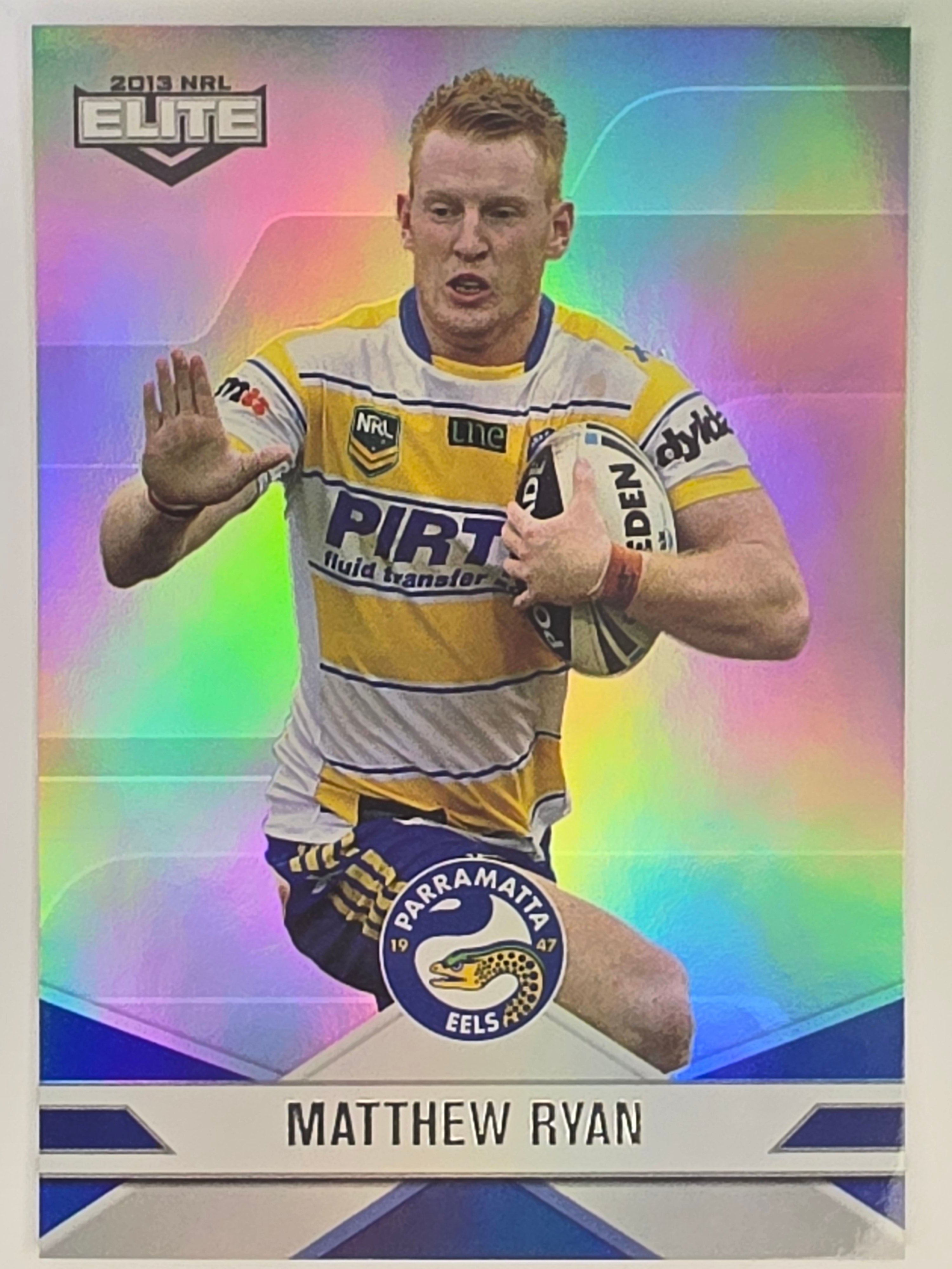 NRL 2013 Elite | Silver Parallel #P74 | Matthew Ryan | Parramatta Eels