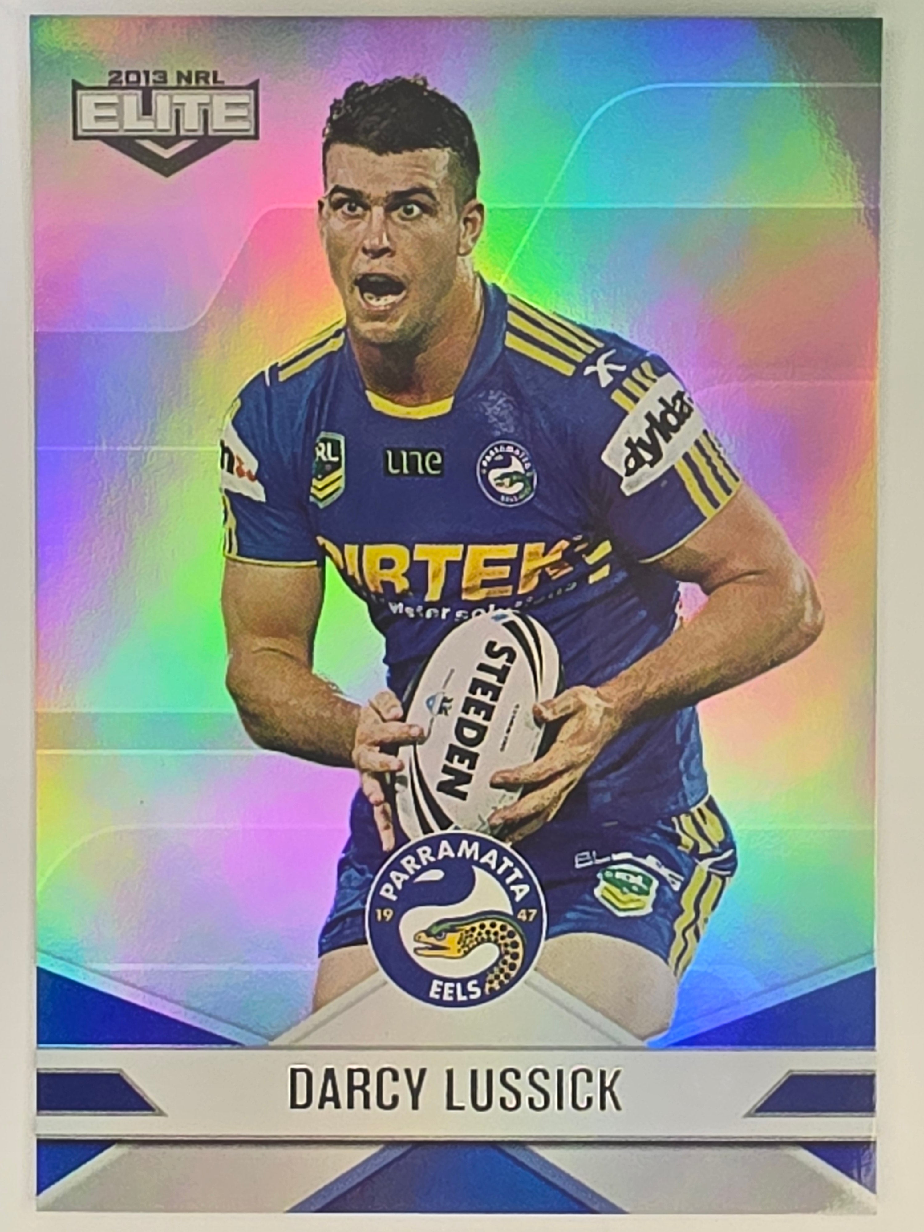 NRL 2013 Elite | Silver Parallel #P77 | Darcy Lussick | Parramatta Eels