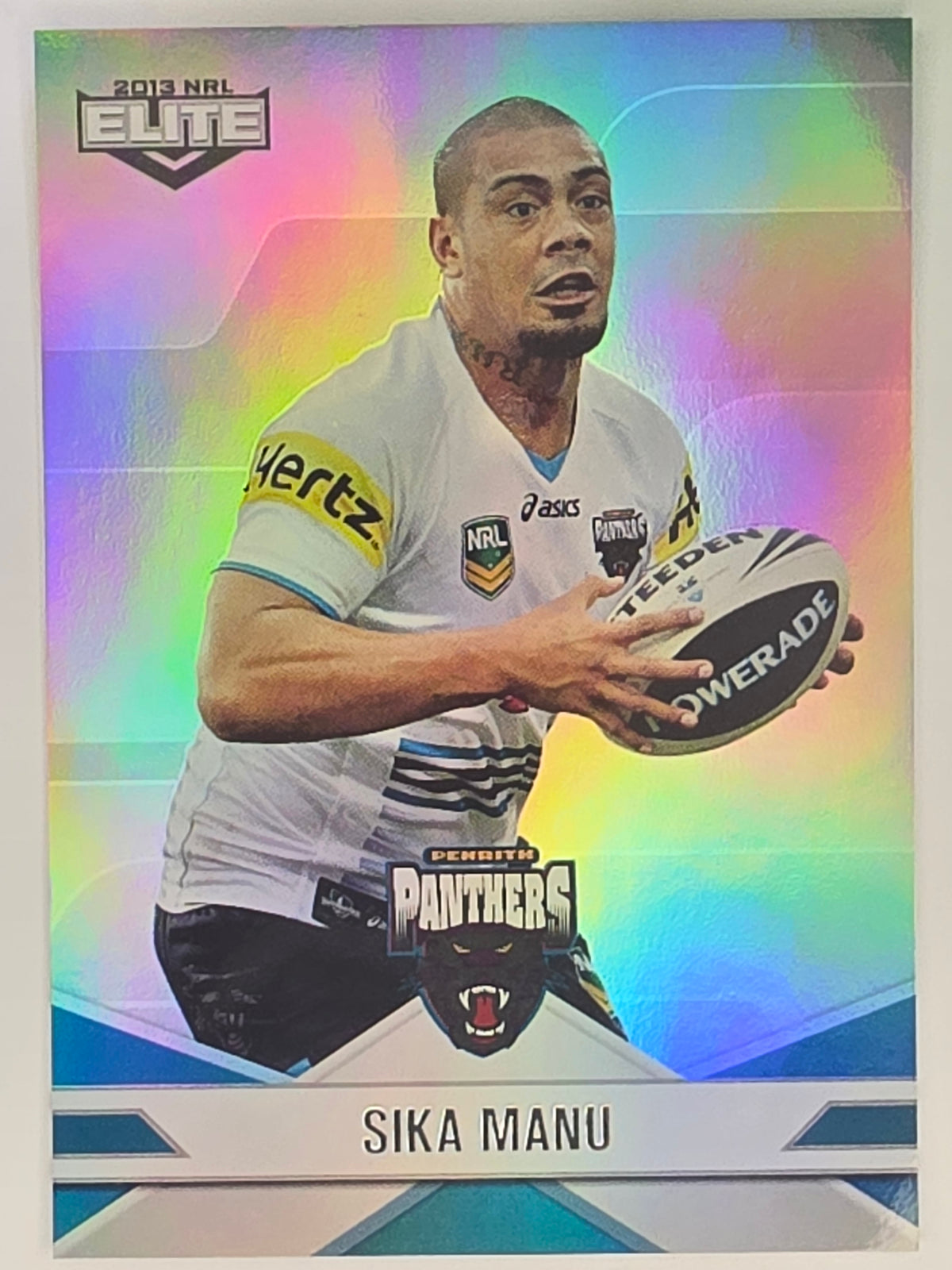 NRL 2013 Elite | Silver Parallel #P87 | Sika Manu | Penrith Panthers