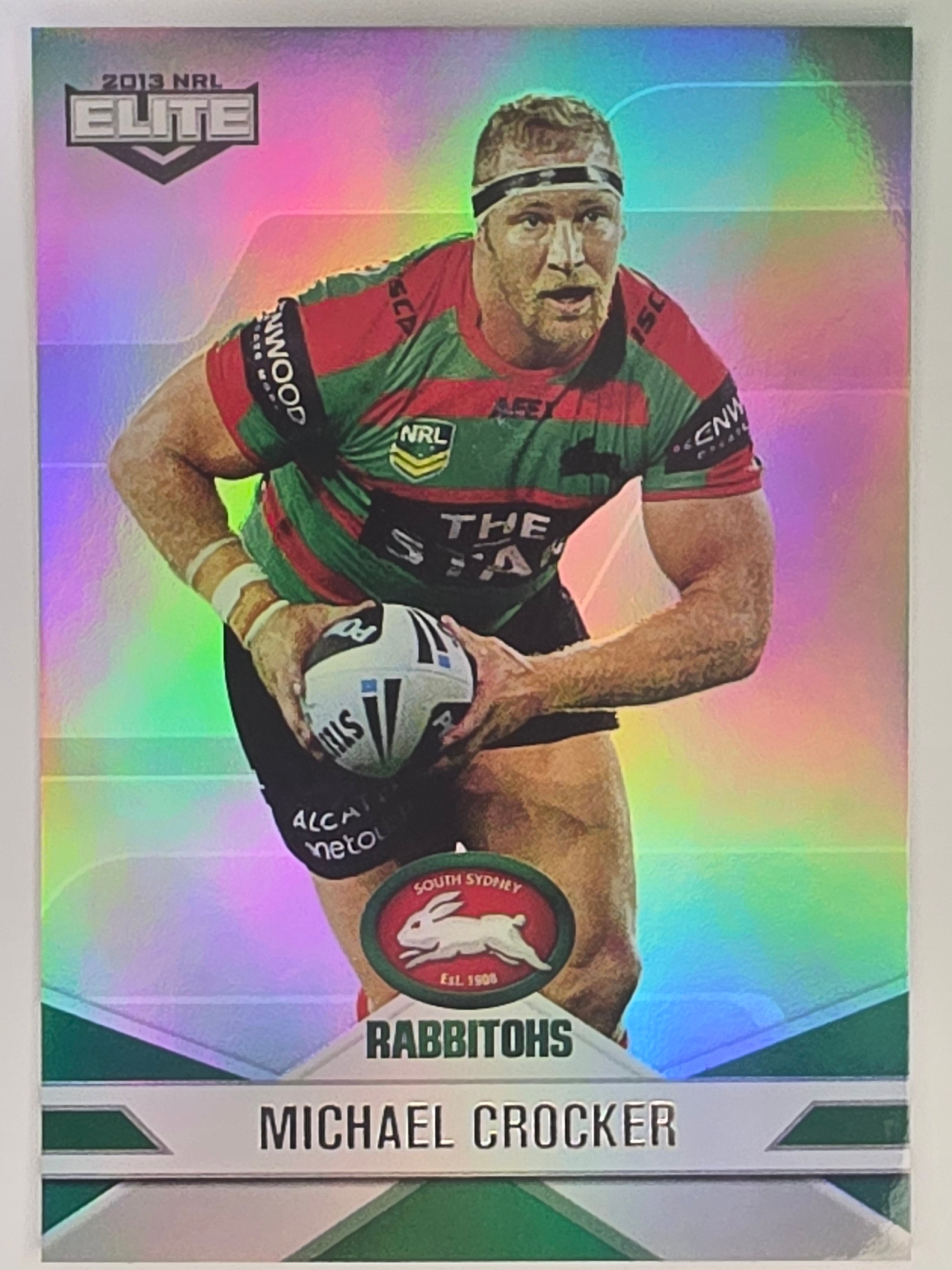 NRL 2013 Elite | Silver Parallel #P100 | Michael Crocker | South Sydney Rabbitohs