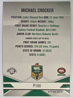 NRL 2013 Elite | Silver Parallel #P100 | Michael Crocker | South Sydney Rabbitohs
