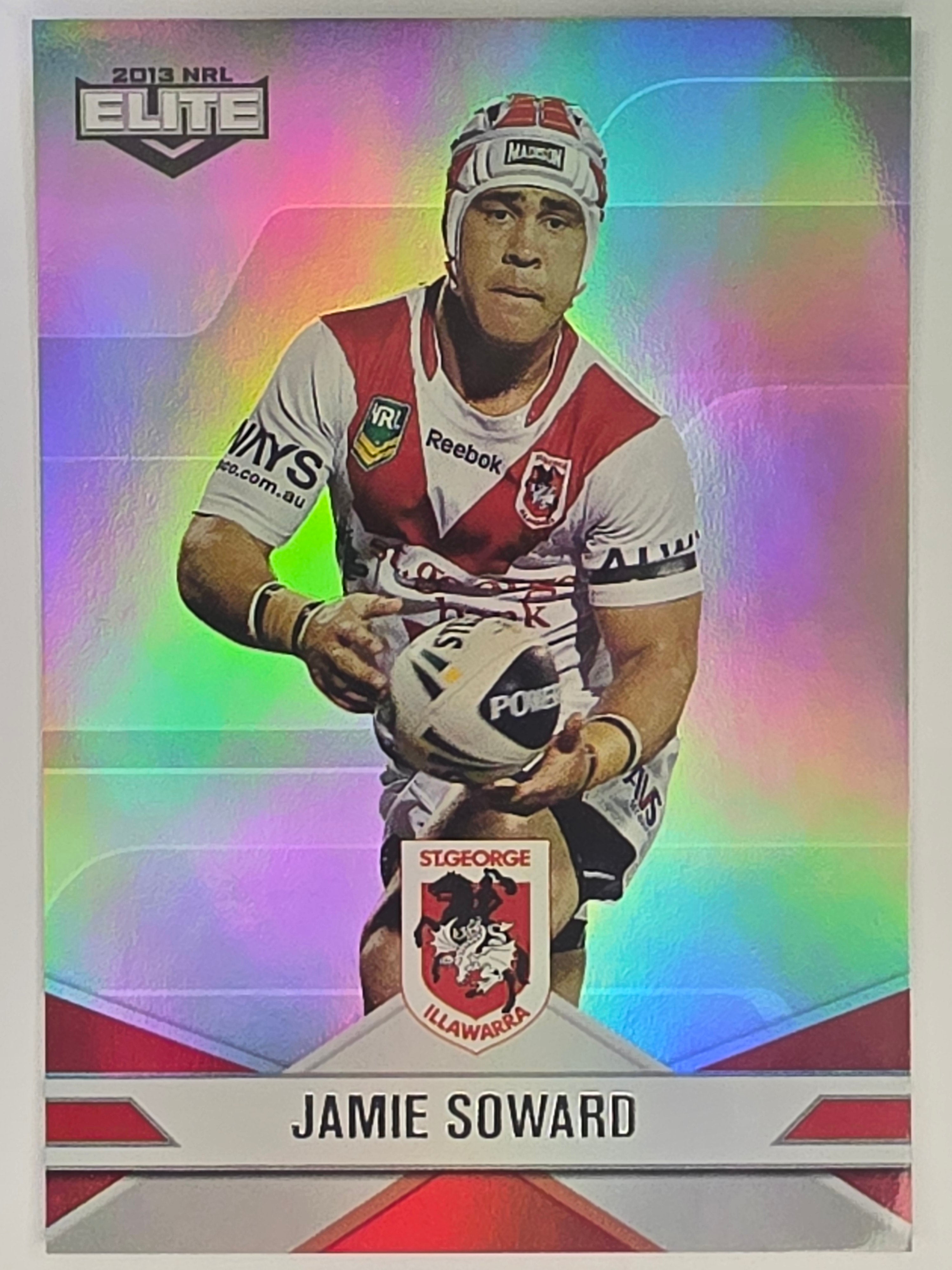 NRL 2013 Elite | Silver Parallel #P117 | Jamie Soward | St George Illawarra Dragons