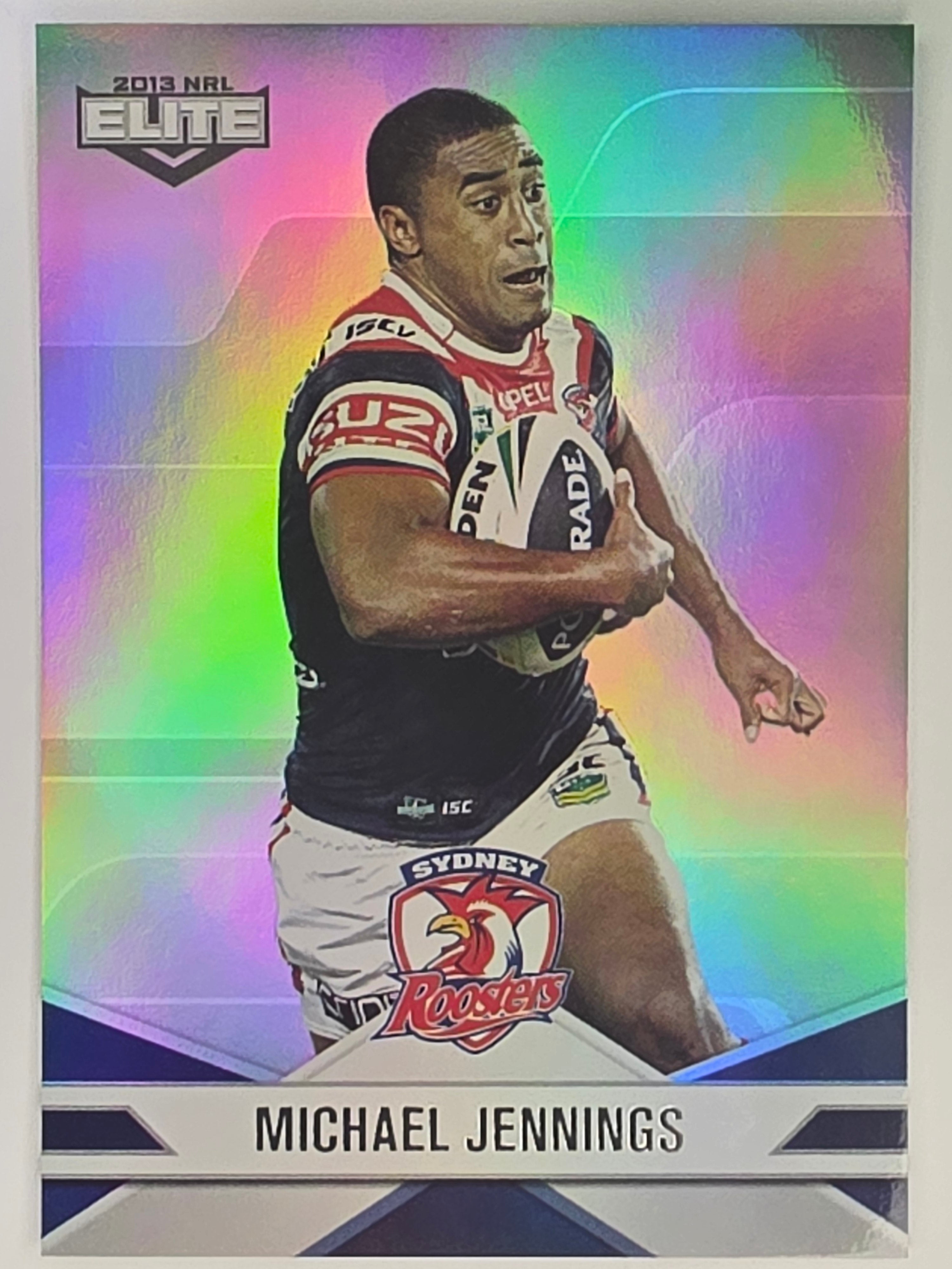 NRL 2013 Elite | Silver Parallel #P120 | Michael Jennings | Sydney Roosters