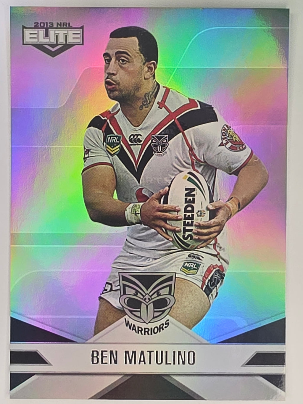 NRL 2013 Elite | Silver Parallel #P133 | Ben Matulino | New Zealand Warriors