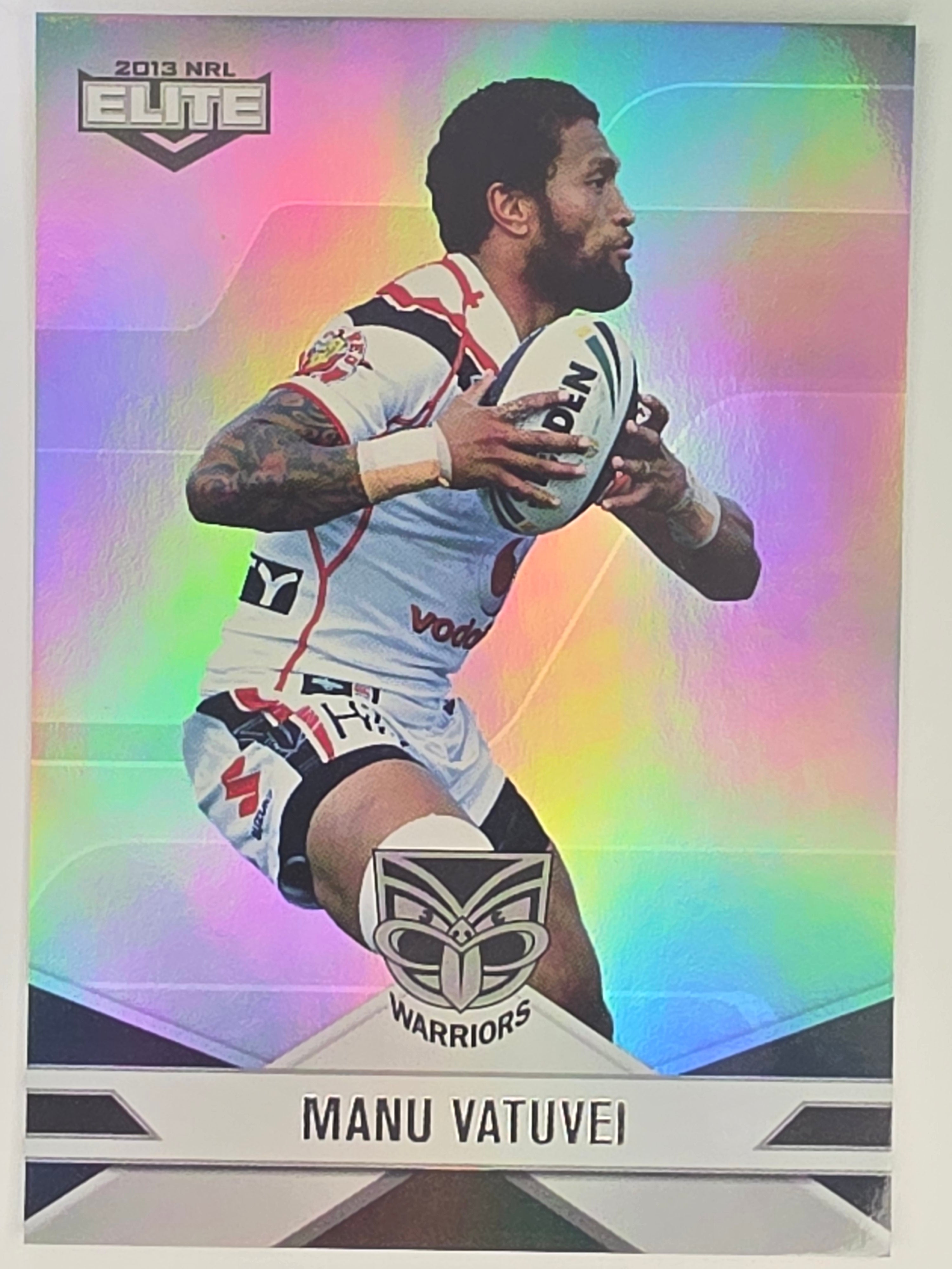 NRL 2013 Elite | Silver Parallel #P135 | Manu Vatuvei | New Zealand Warriors