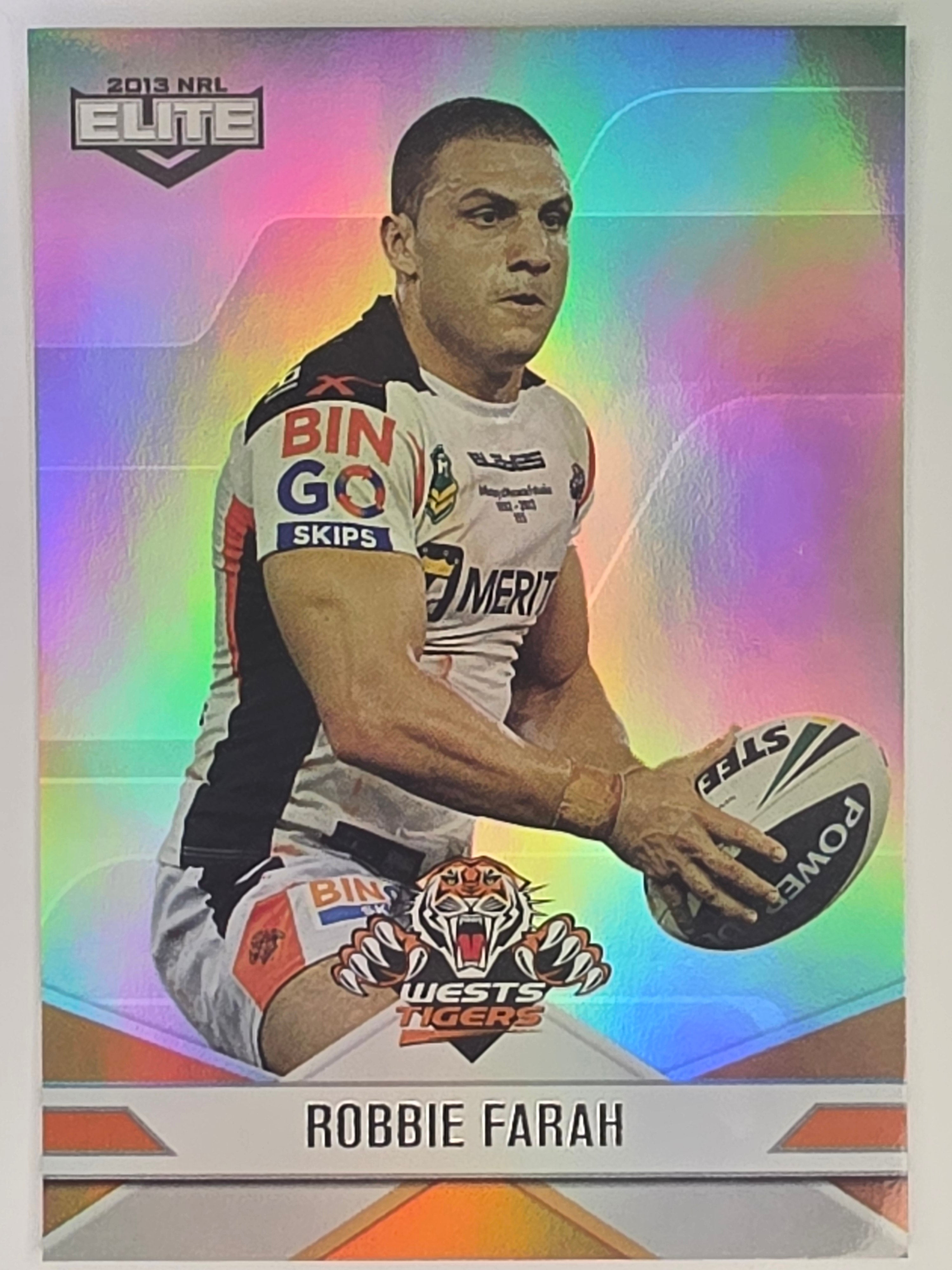 NRL 2013 Elite | Silver Parallel #P136 | Robbie Farah | Wests Tigers