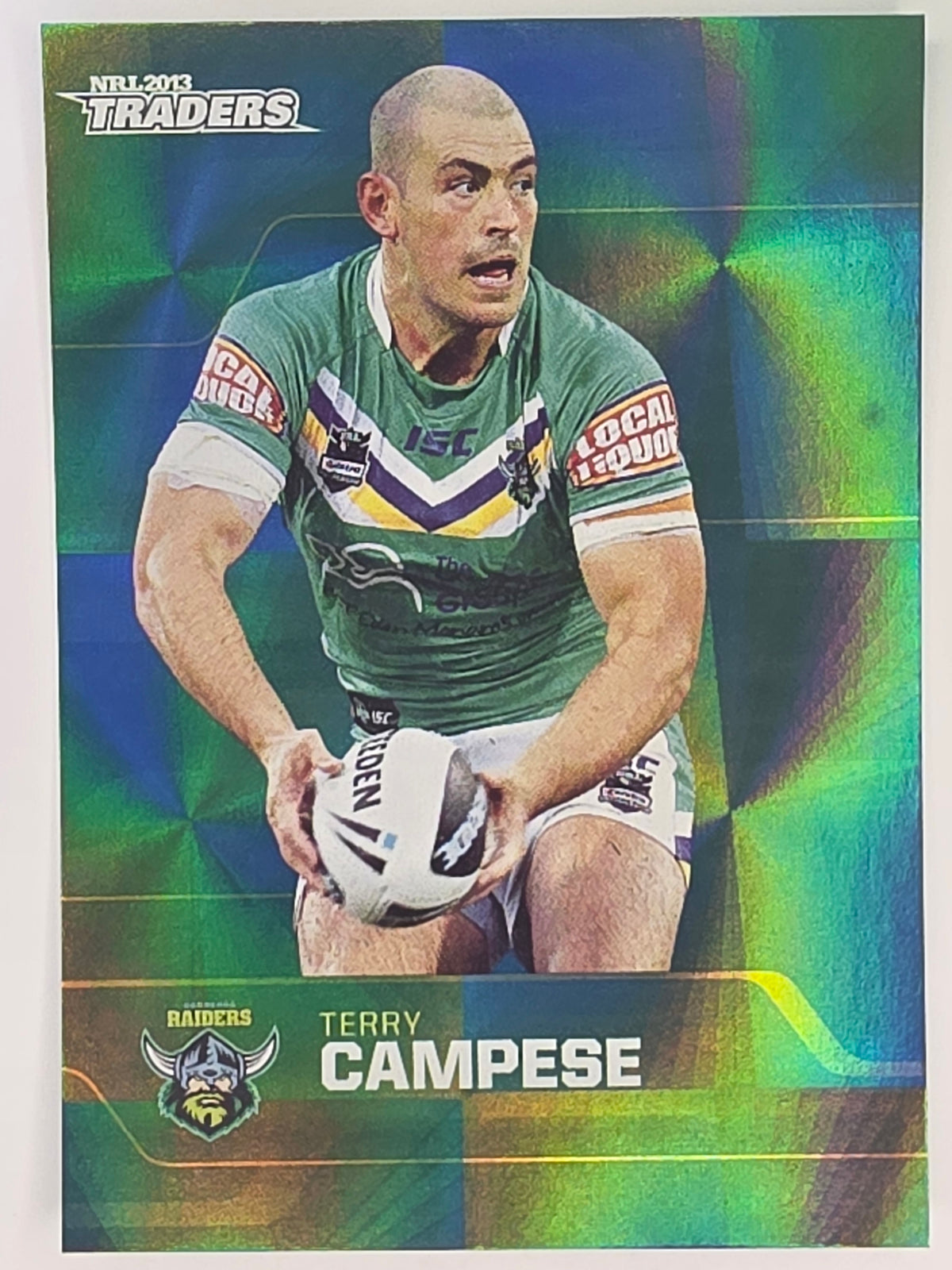 NRL 2013 Traders | Parallel #PS025 Terry Campese Canberra Raiders