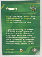NRL 2013 Traders | Parallel #PS032 Joe Picker Canberra Raiders
