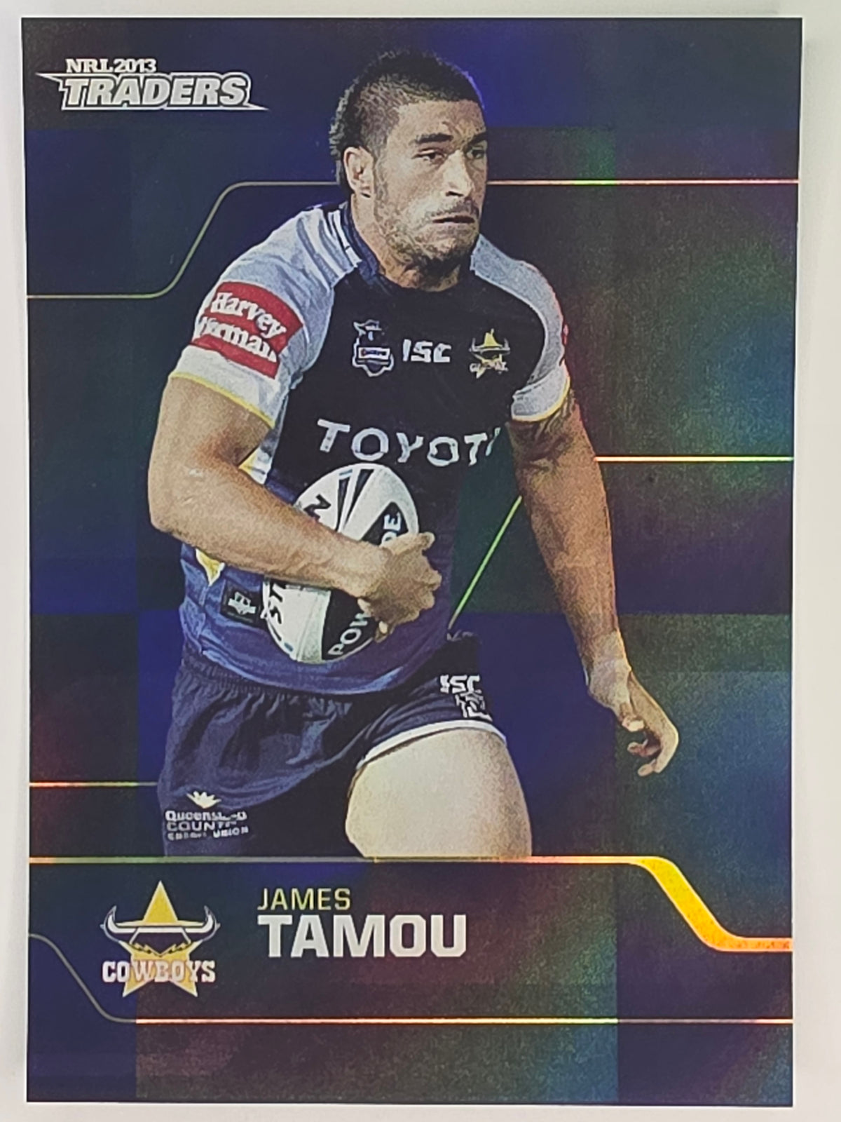 NRL 2013 Traders | Parallel #PS045 James Tamou North Queensland Cowboys