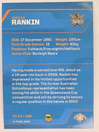 NRL 2013 Traders | Parallel #PS059 Jordan Rankin Gold Coast Titans