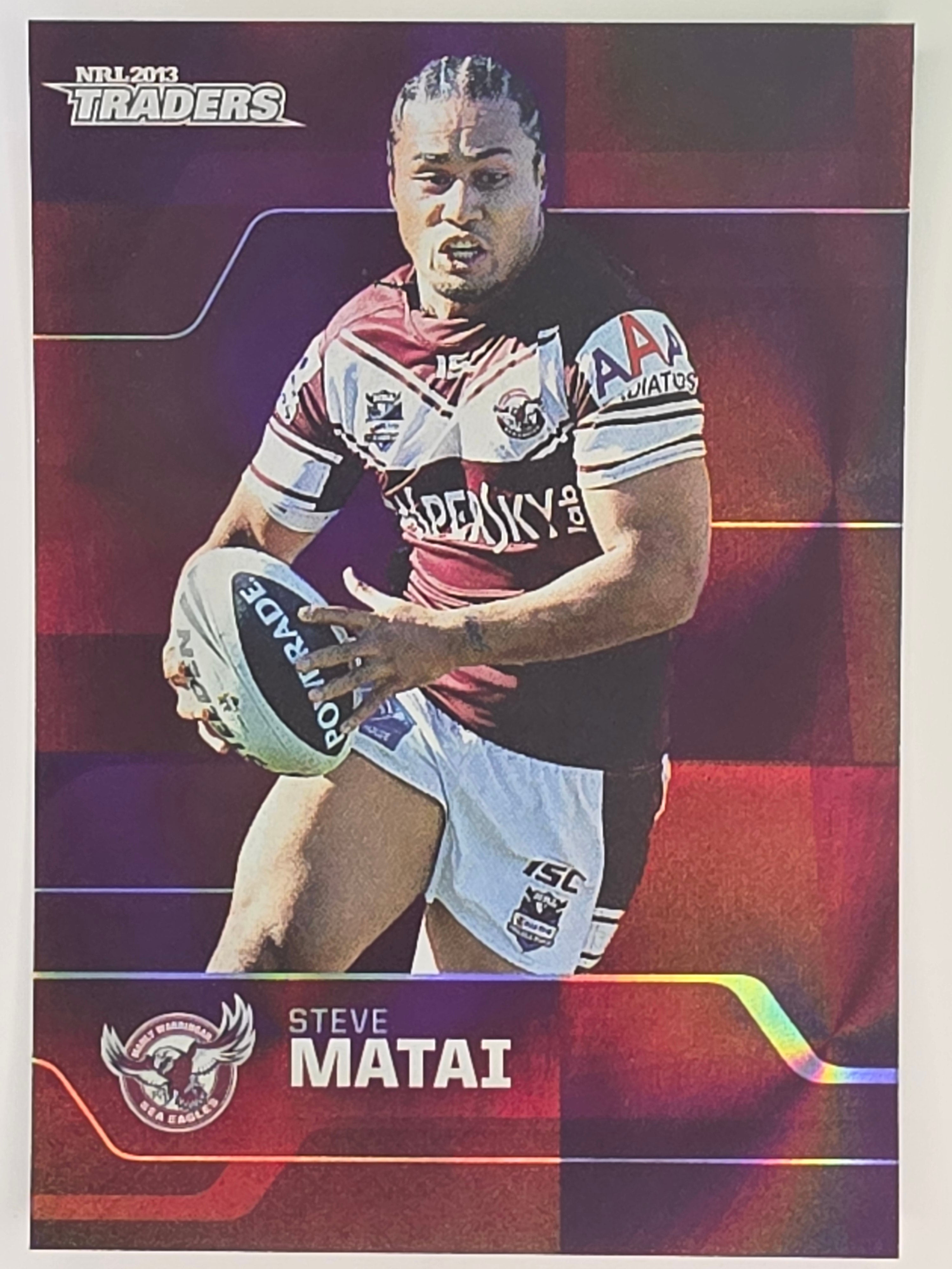 NRL 2013 Traders | Parallel #PS067 Steve Matai Manly Warringah Sea Eagles