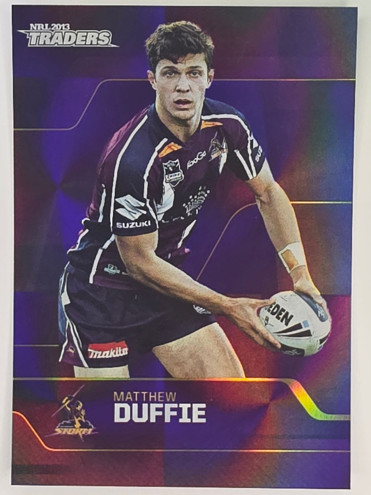 NRL 2013 Traders | Parallel #PS075 Matthew Duffie Melbourne Storm