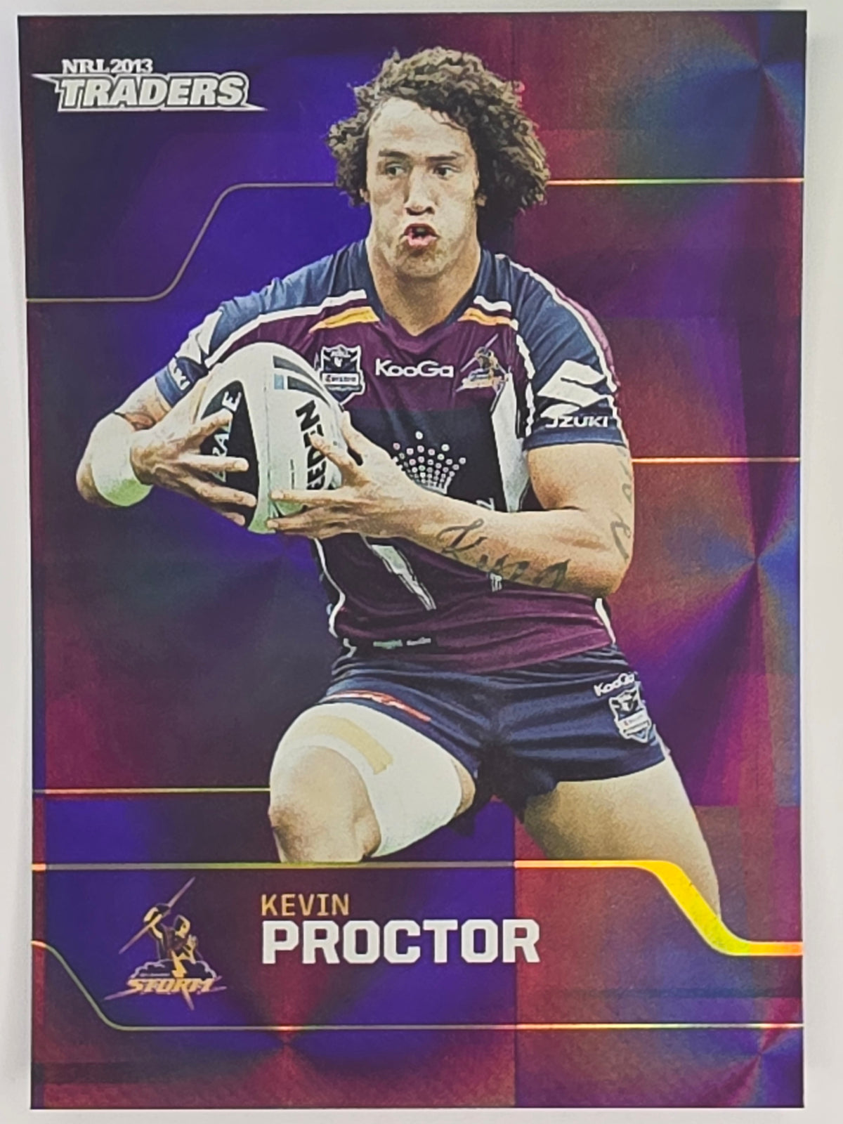 NRL 2013 Traders | Parallel #PS080 Kevin Proctor Melbourne Storm
