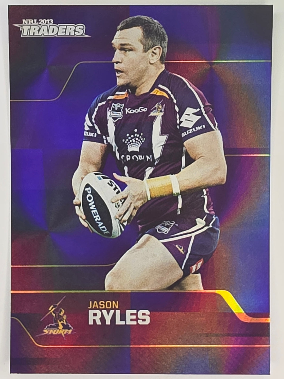 NRL 2013 Traders | Parallel #PS081 Jason Ryles Melbourne Storm
