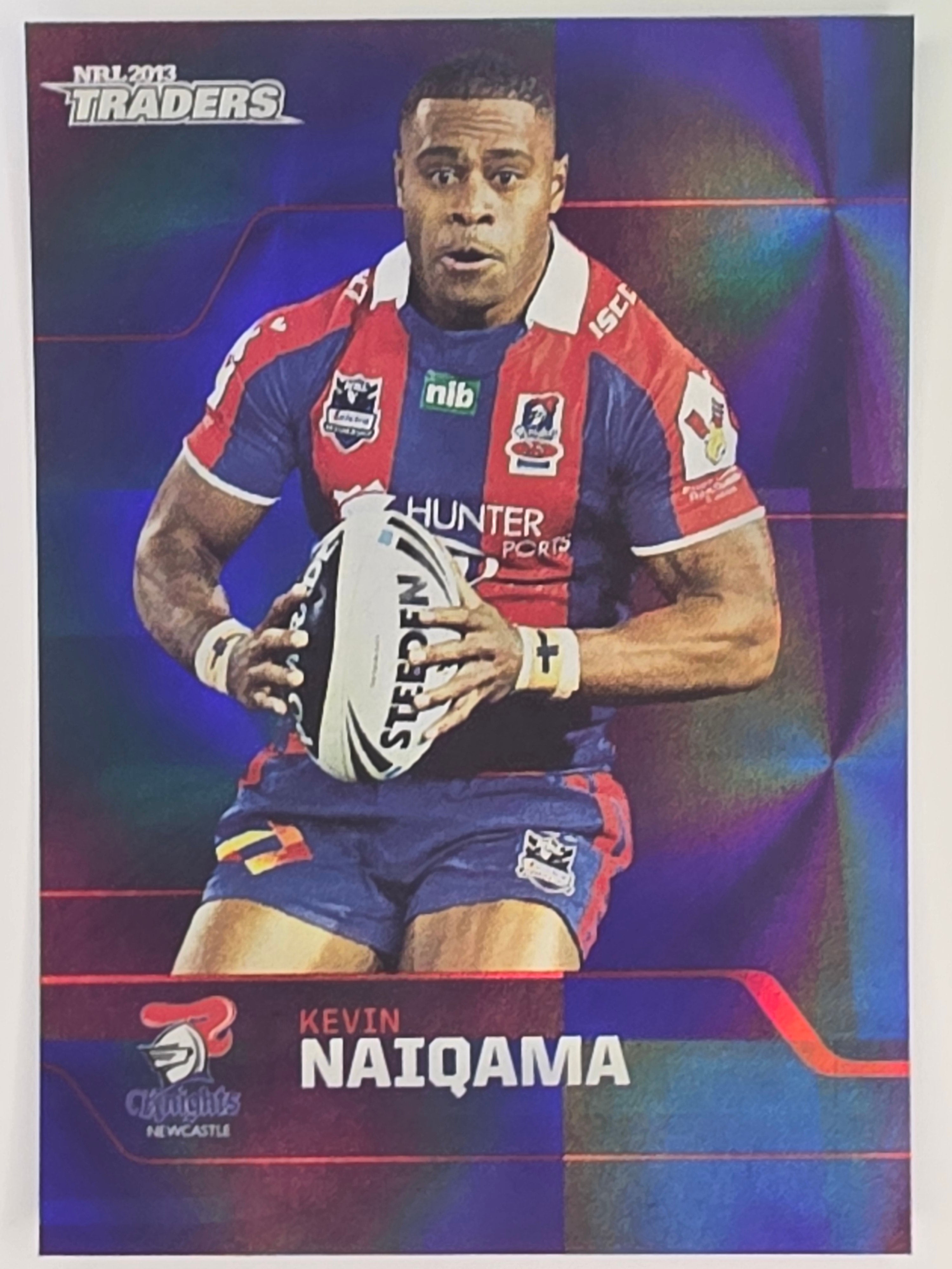 NRL 2013 Traders | Parallel #PS093 Kevin Naiqama Newcastle Knights