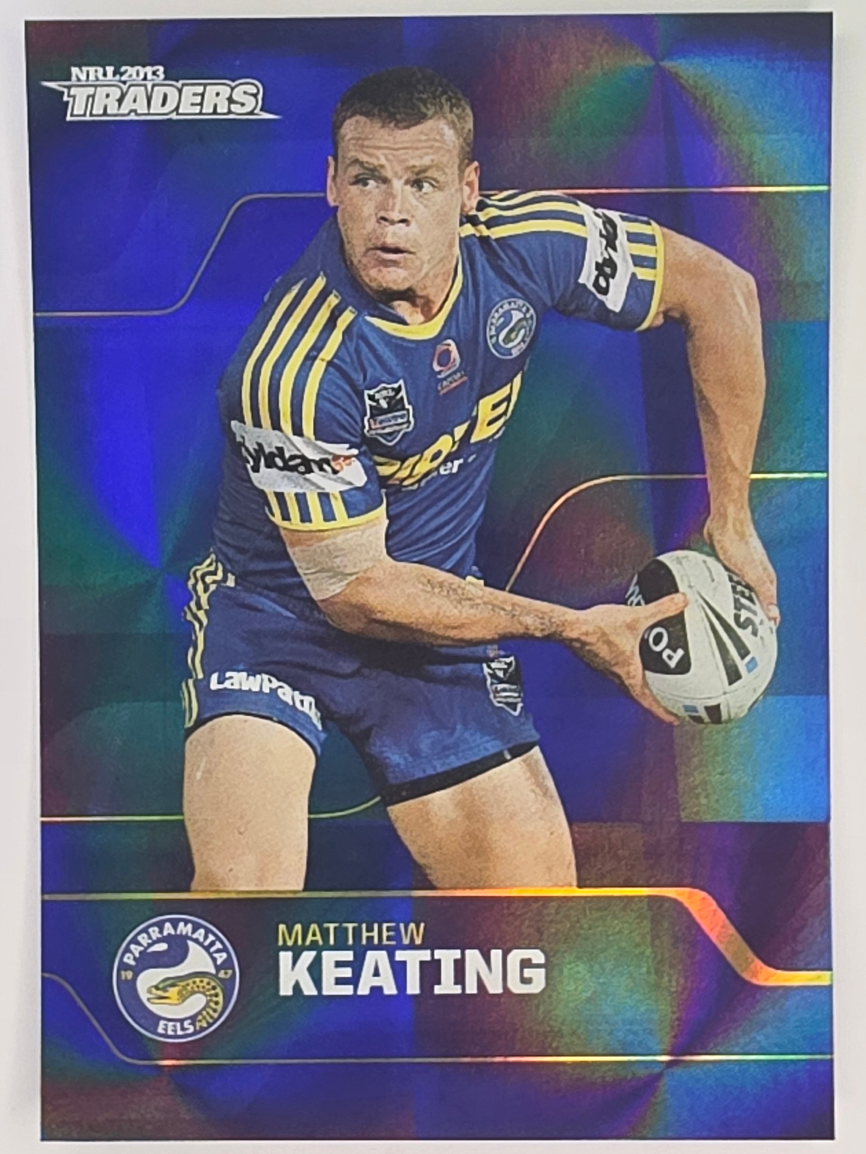 NRL 2013 Traders | Parallel #PS099 Matthew Keating Parramatta Eels