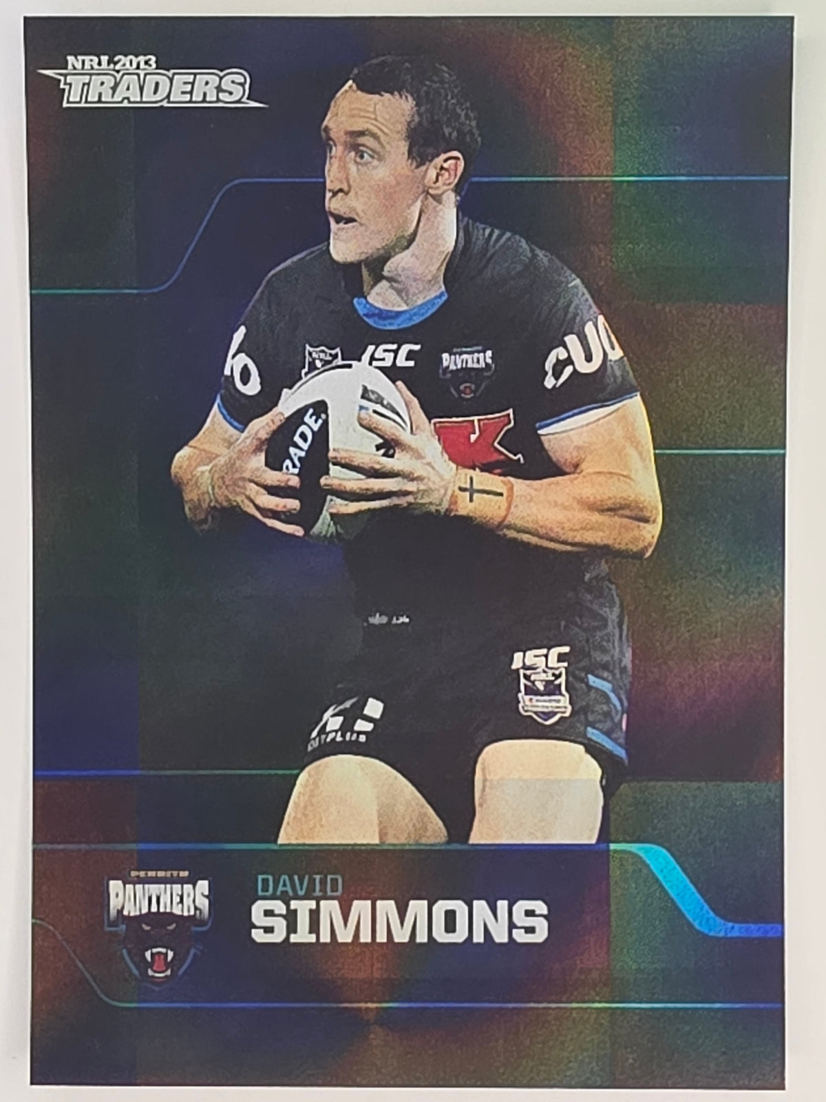 NRL 2013 Traders | Parallel #PS117 David Simmons Penrith Panthers
